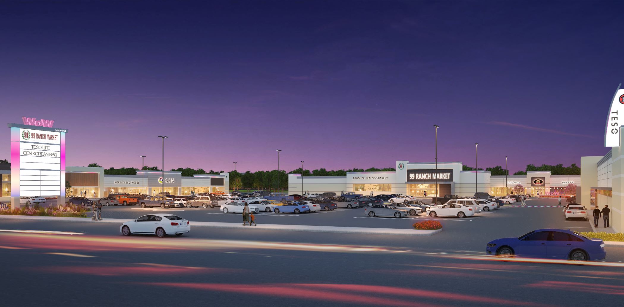 Six dining concepts are set to be added to the new West On West retail center in West Houston. (NewQuest Properties)