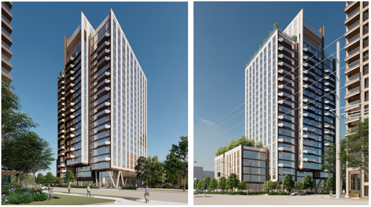 An apartment tower at 5185 Lafayette St. is slated to be the fifth project in Ensemble’s Tasman East complex. (City of Santa Clara)
