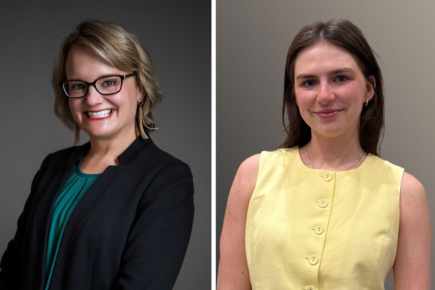 CoStar news staff members Stephanie Ricca, left, and Moira Ritter were honored by their peers in real estate journalism. (CoStar)