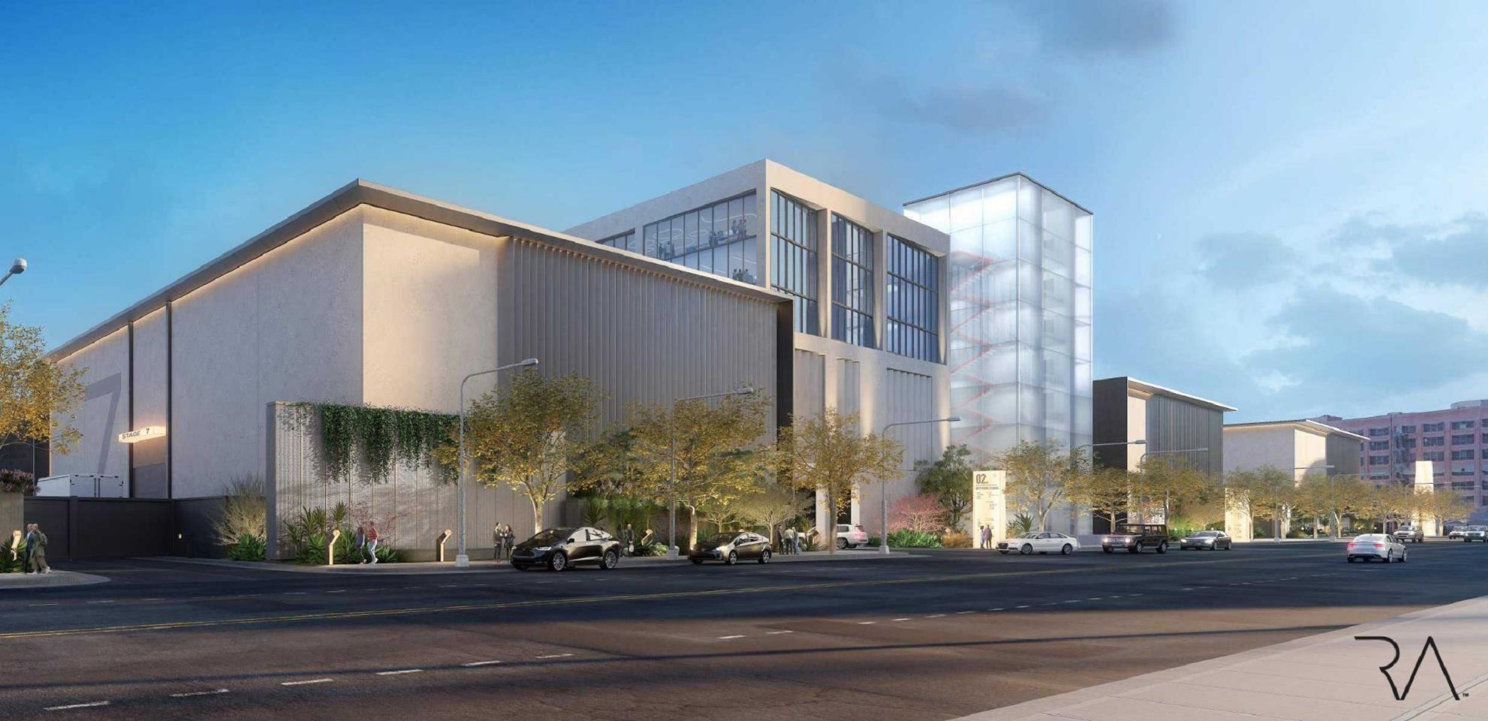A Greyhound bus terminal in downtown Los Angeles may make way for a soundstage redevelopment. (Prologis) 