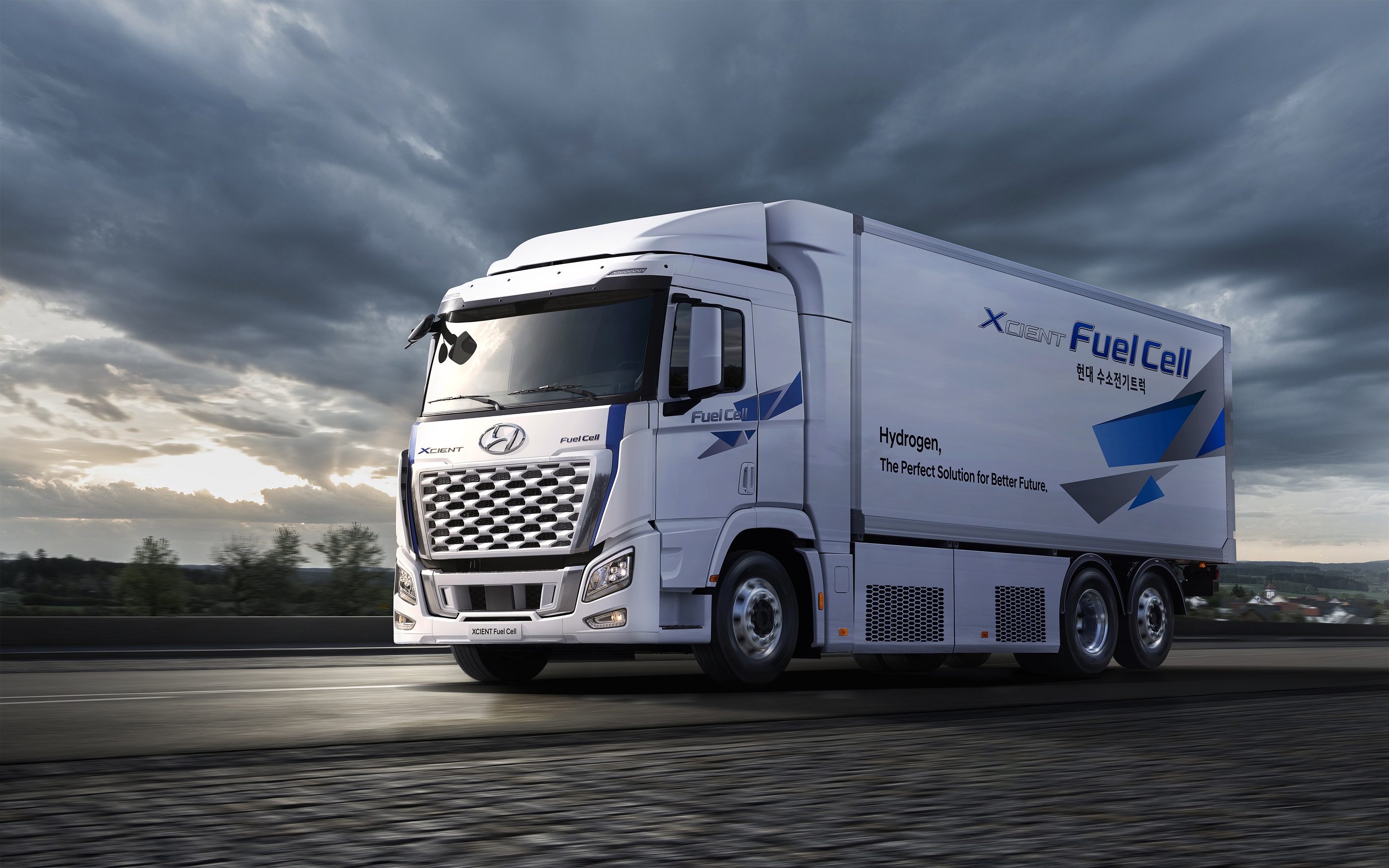 HydroFleet is developing a facility near Savannah, Georgia, to refuel hydrogen fuel-cell trucks for Hyundai. (Hyundai Motor Group)