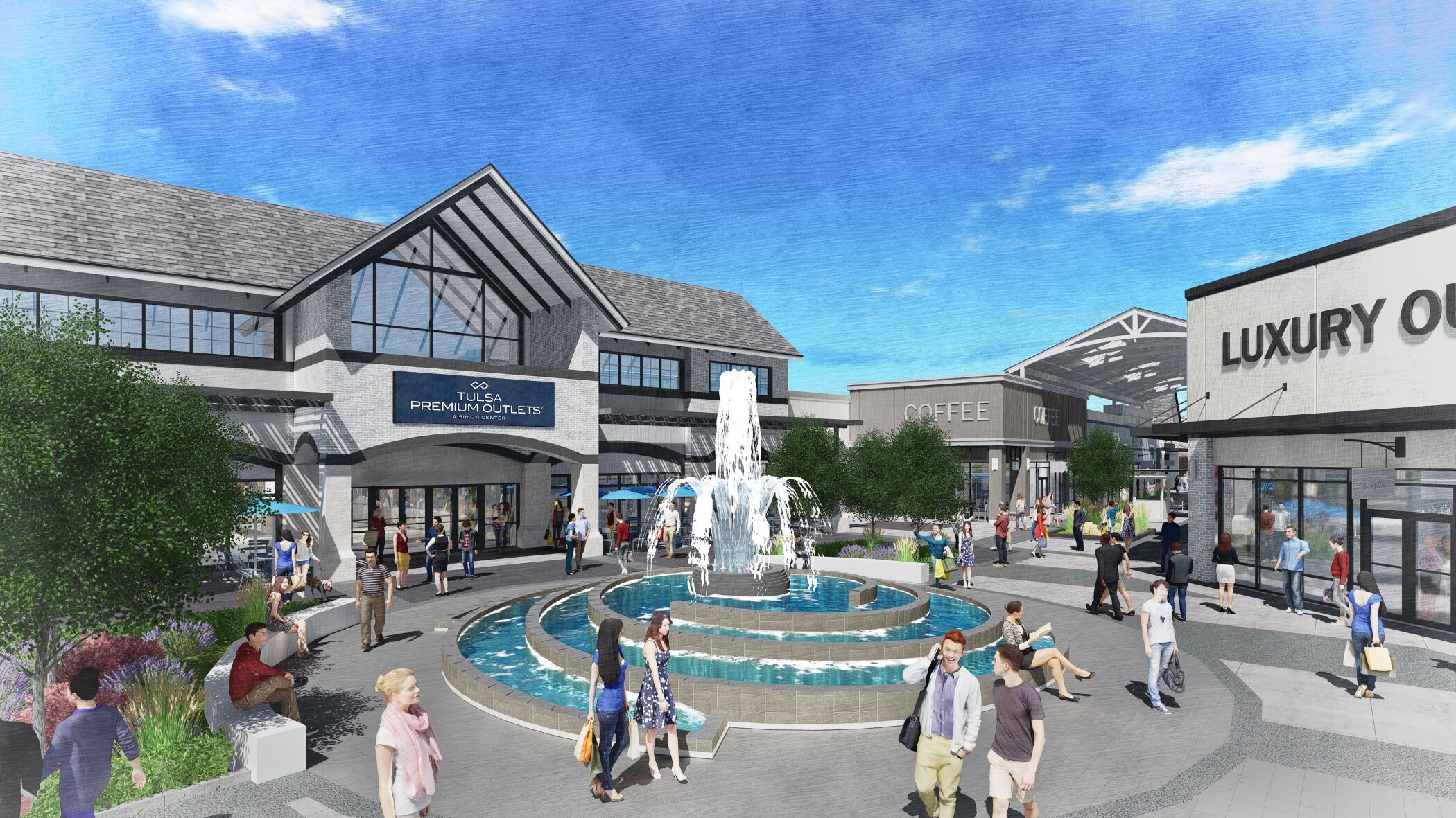 Last summer Simon Property Group debuted Tulsa Premium Outlets in Oklahoma. (Simon Property Group)