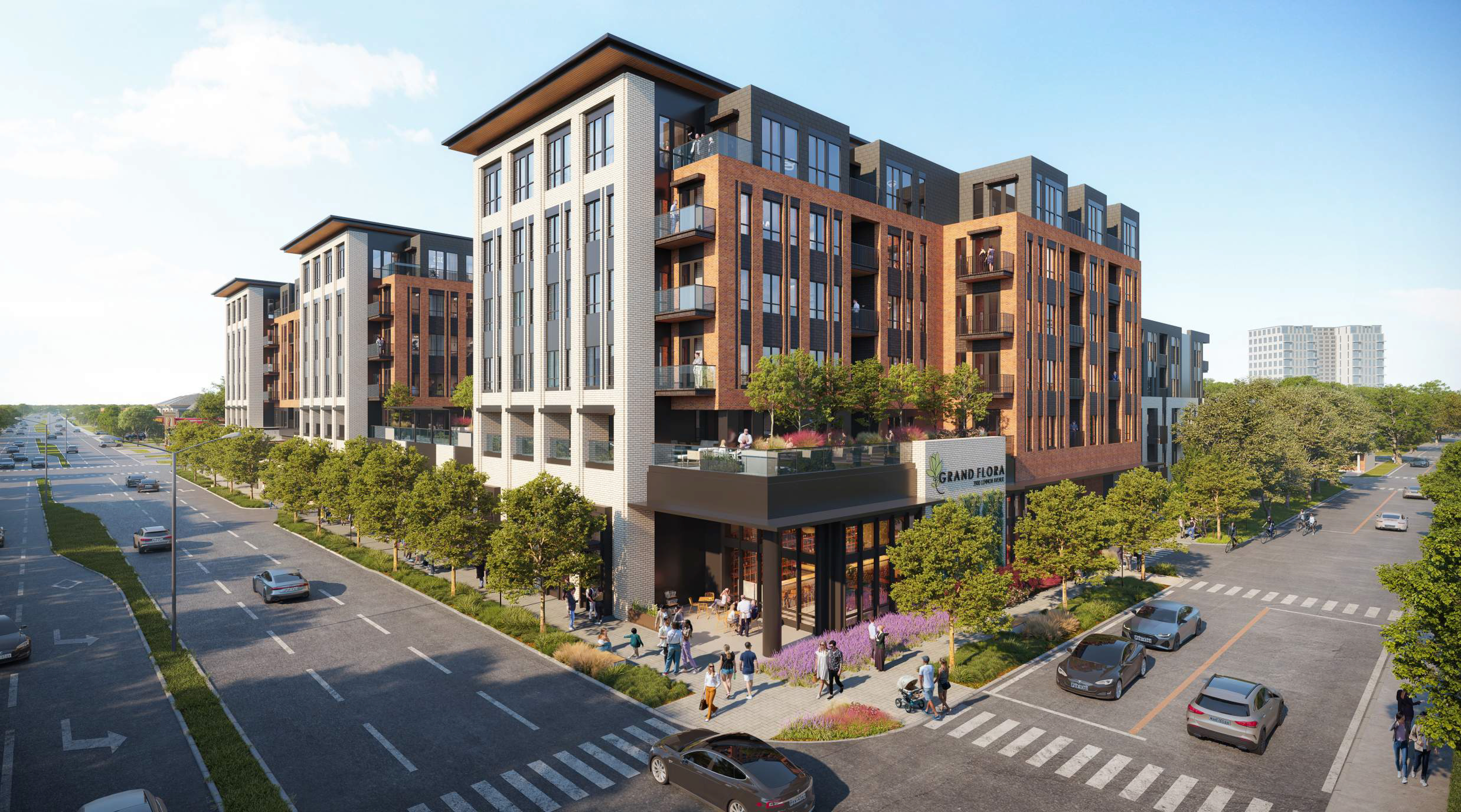 Construction is expected to begin by February on Trademark Property Co.'s first Dallas apartment project. (Trademark Property Co., GFF)