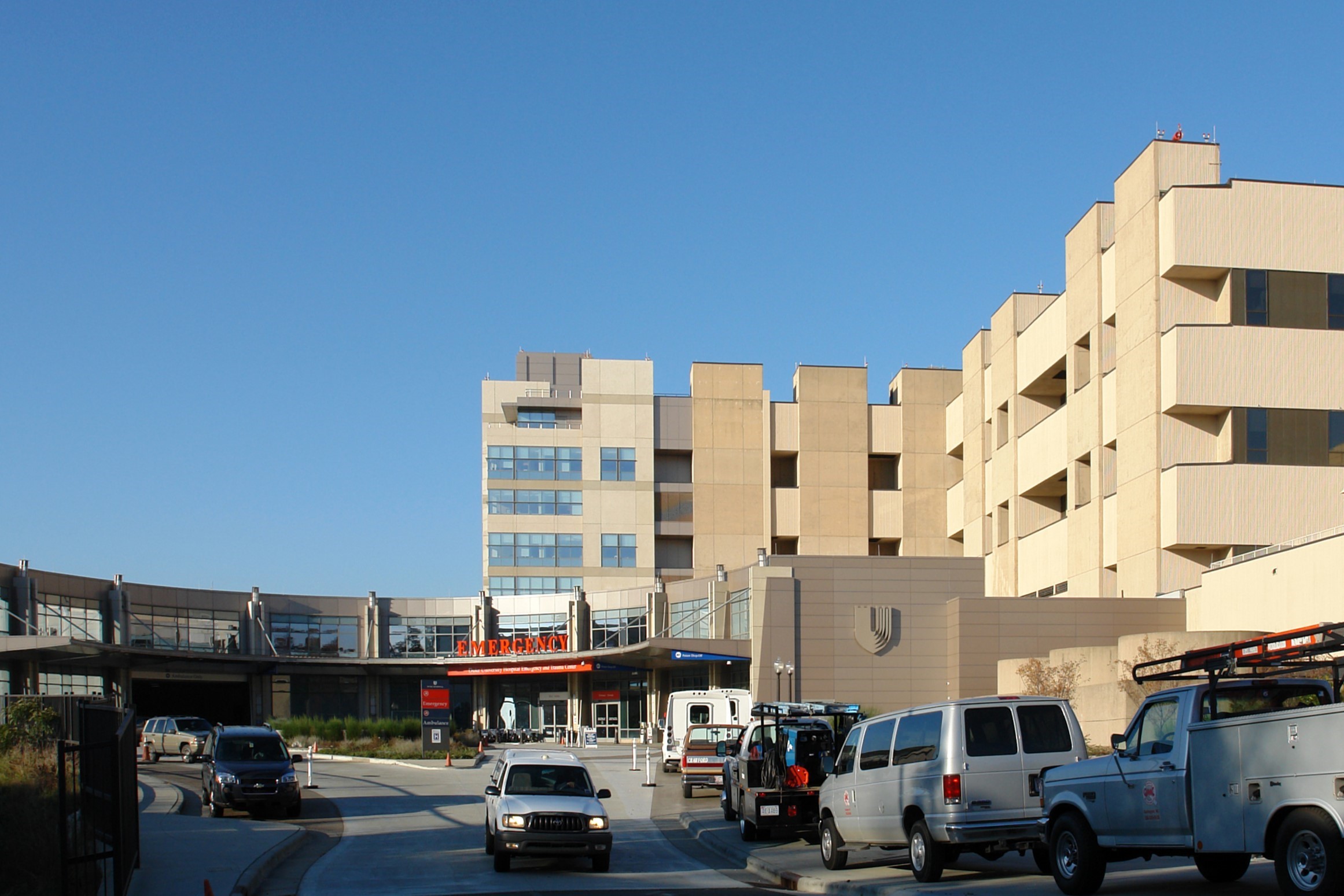 The existing Duke University Hospital in Durham, North Carolina. (CoStar)