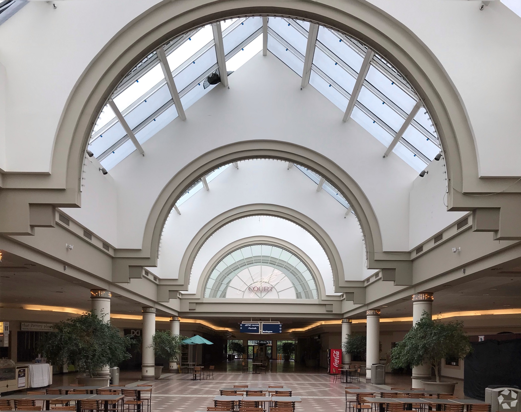 The interior of North DeKalb Mall near Atlanta has been used as a filming location for numerous movies and TV series. (Dan Kohler/CoStar)