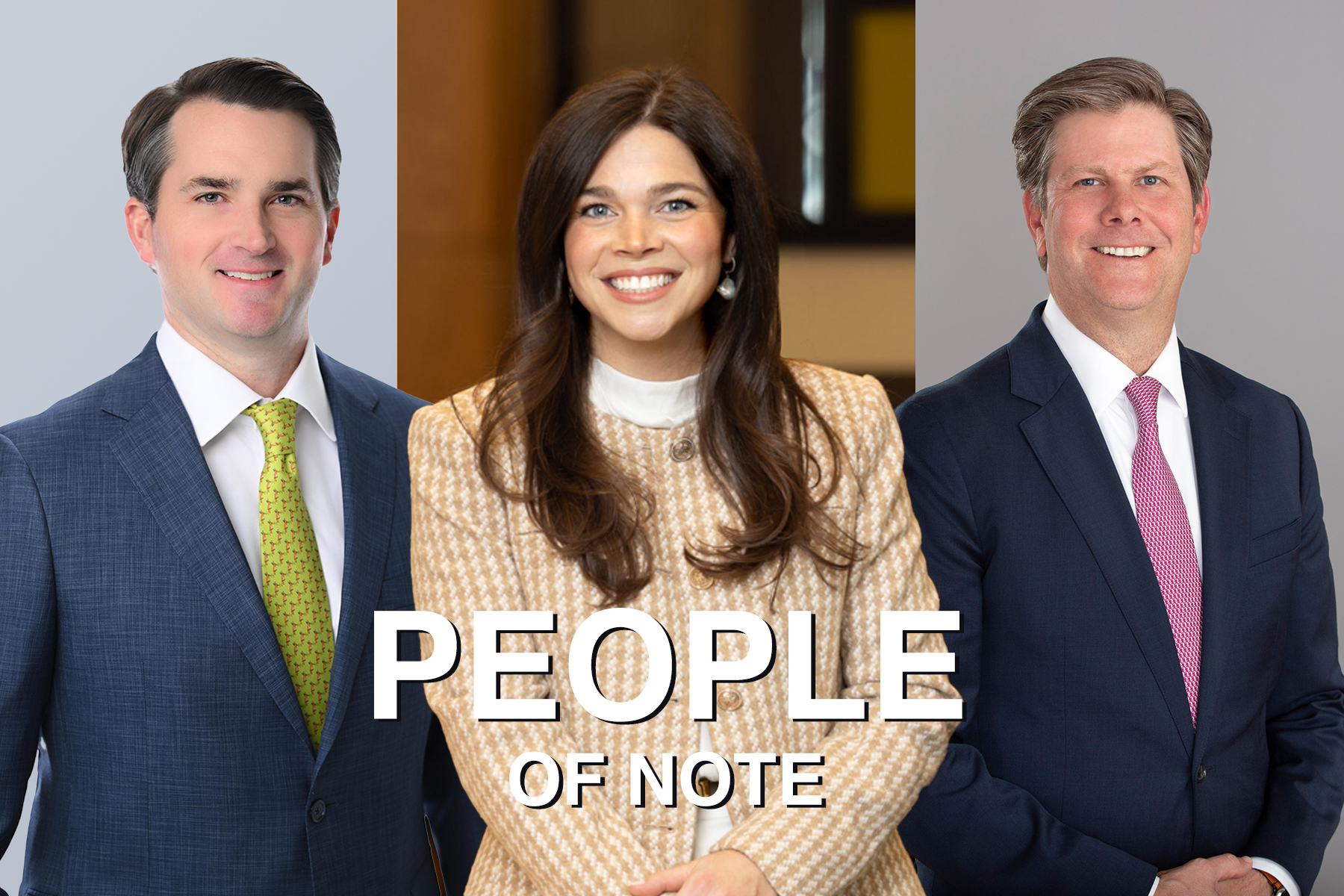 From left: Bill Sanders (Lee & Associates), Rachel Koonsman (StreetLights Residential), Todd Savage (Cushman & Wakefield)