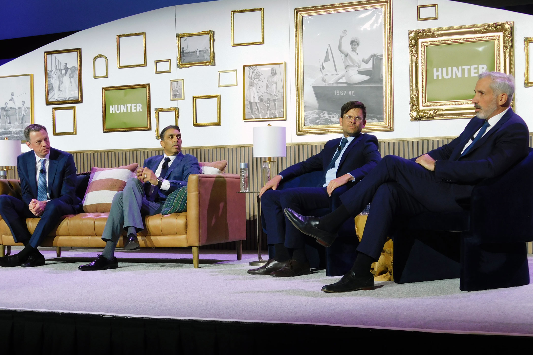 From left: Hilton's Kevin Jacobs, Noble Investment Group's Mit Shah, Blackstone's Scott Trebilco, and Brookfield's Shai Zelering participate on the 