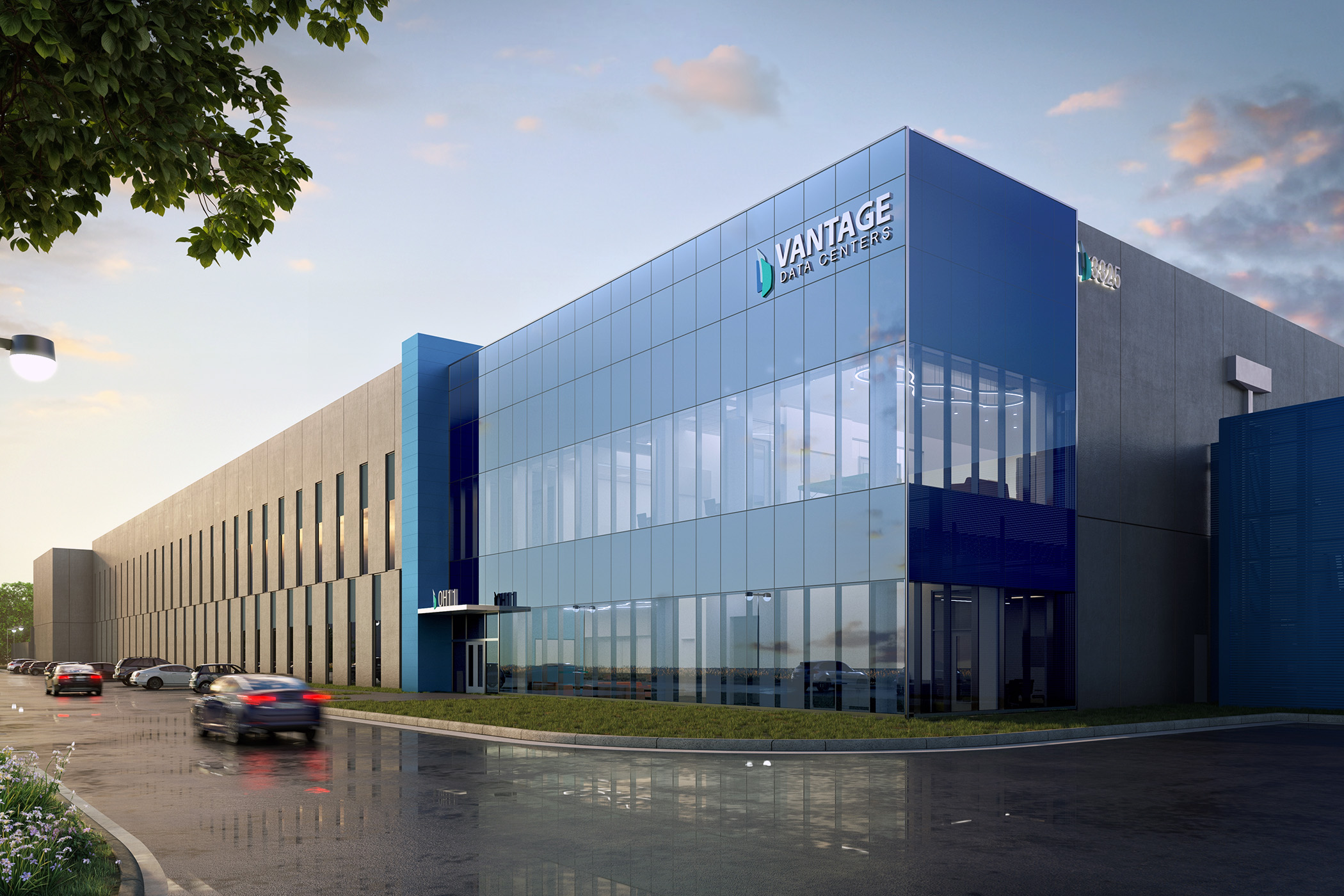 Vantage Data Centers’ 192-megawatt campus is being built in New Albany, Ohio. (Vantage Data Centers)