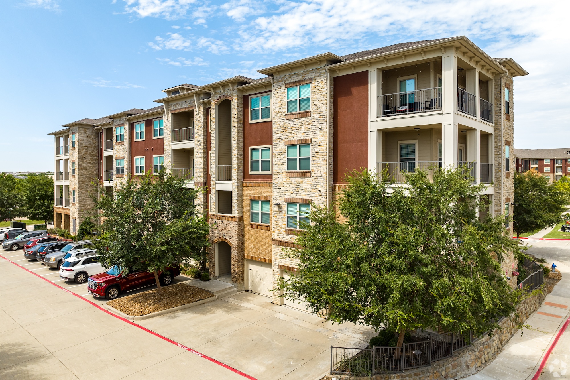 Toronto-traded BSR REIT has bought this apartment building in the Dallas area. (Adnan Jebbeh/CoStar)