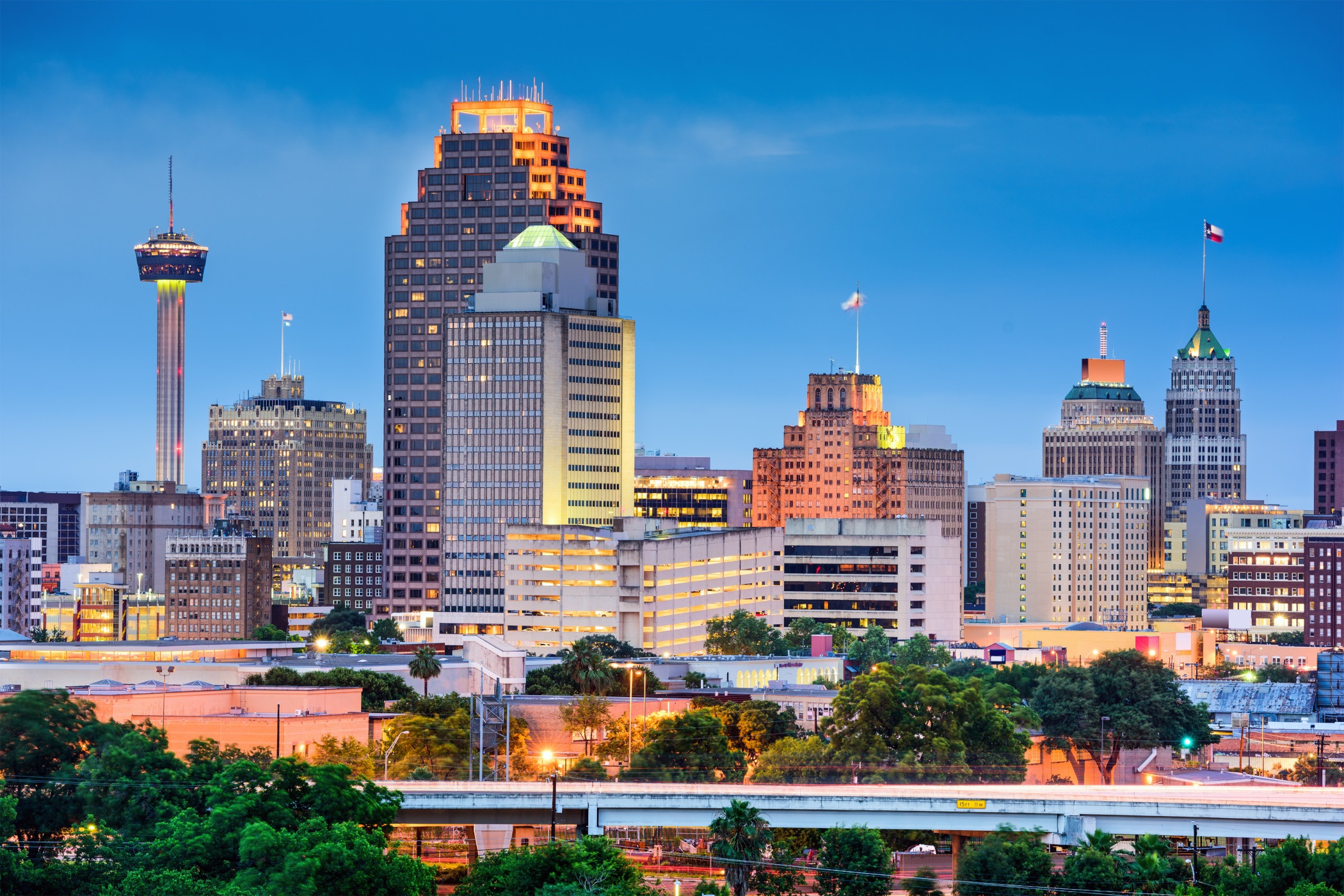 Business and government leaders in San Antonio want to develop a new basketball arena and commercial district downtown. (Getty Images)