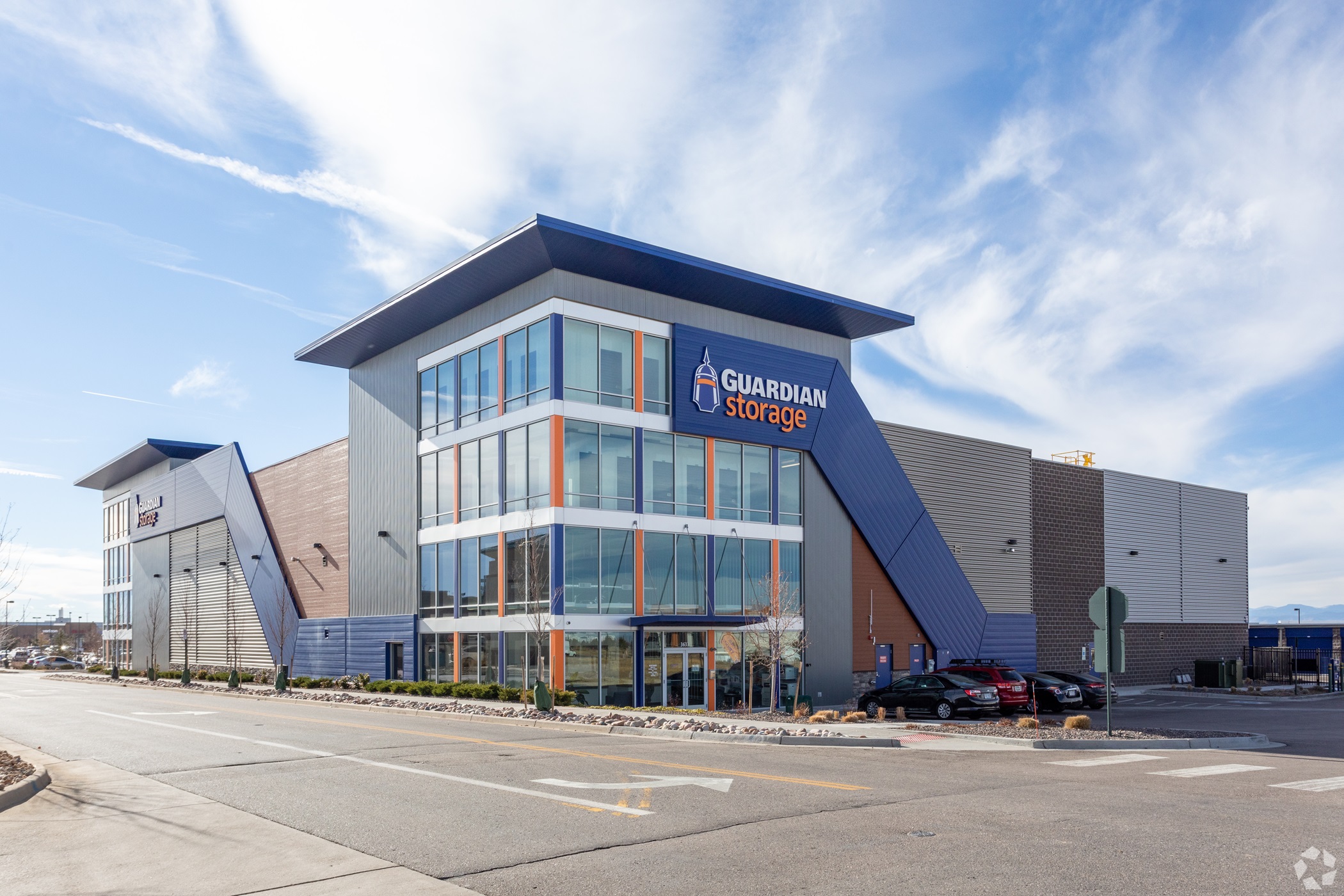 The 740-unit Guardian Storage opened in 2019 in Aurora, Colorado. (CoStar)