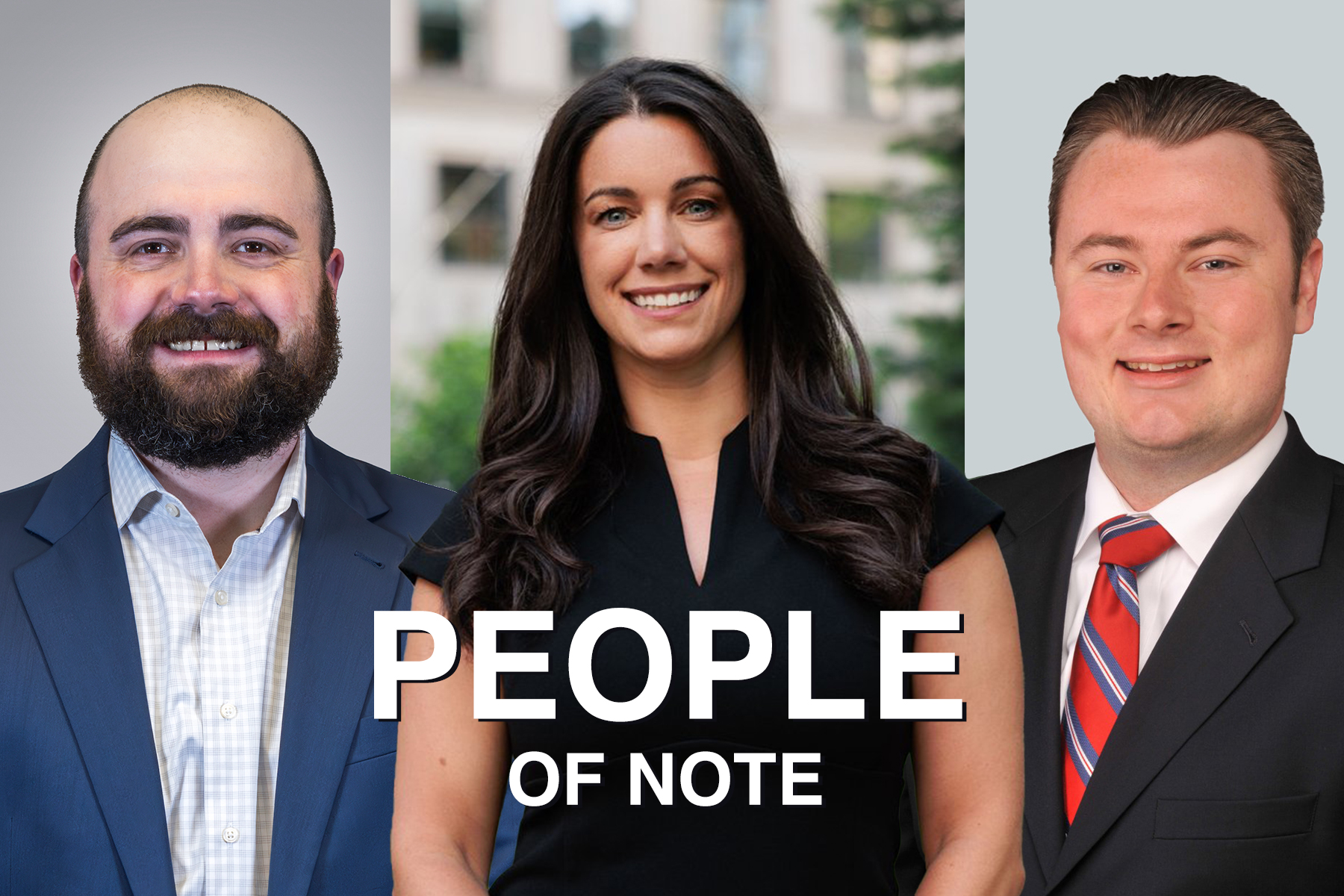 From left: Tyler Wentz (Transwestern), Briana Pinheiro (Ionic Development), Pat Boyle (CBRE)