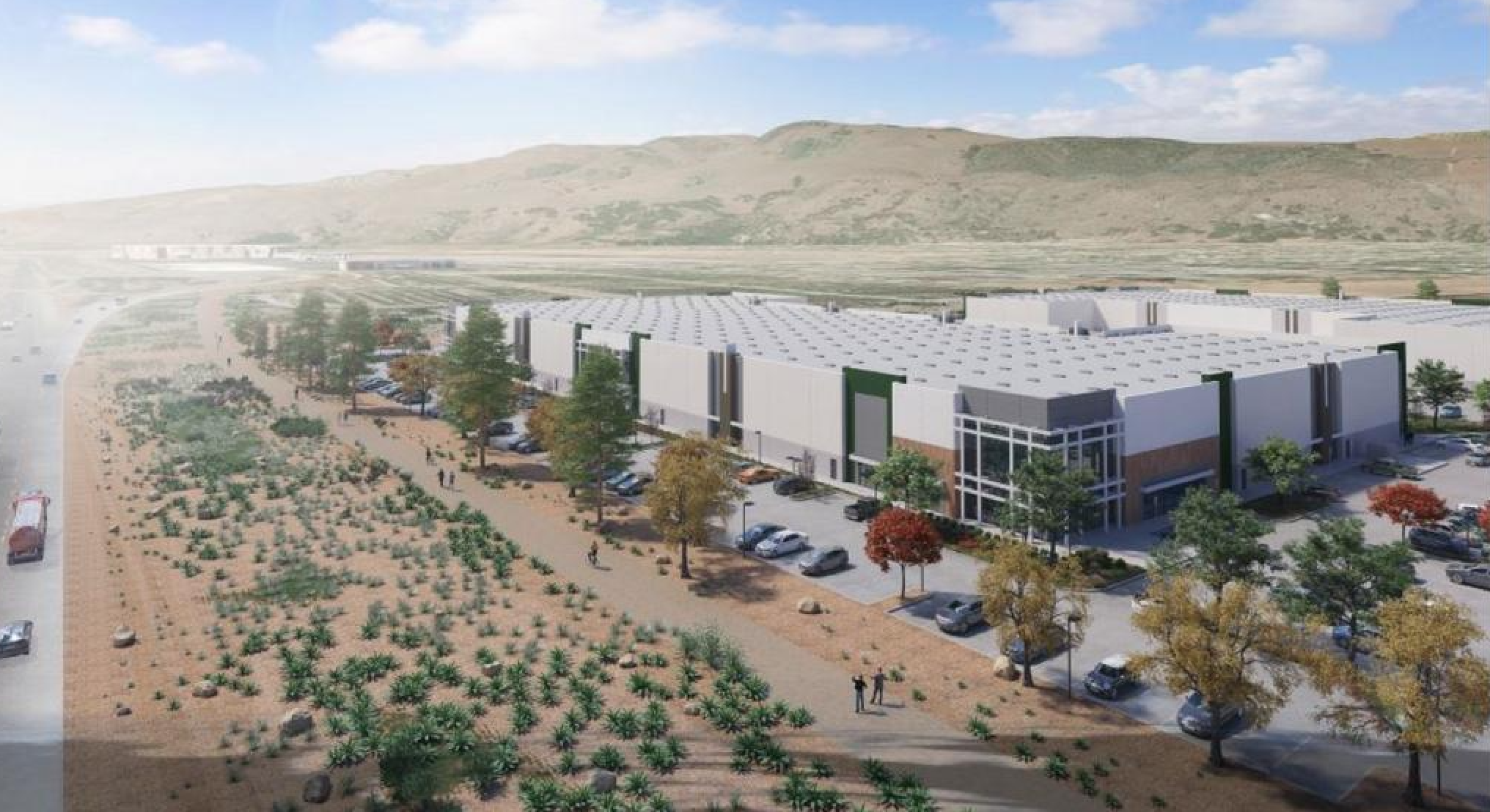 A joint venture of Trammell Crow Co. and CBRE Investment Management is developing a 500,000-square-foot industrial and technology park in Morgan Hill, California. (Trammell Crow Co.) 