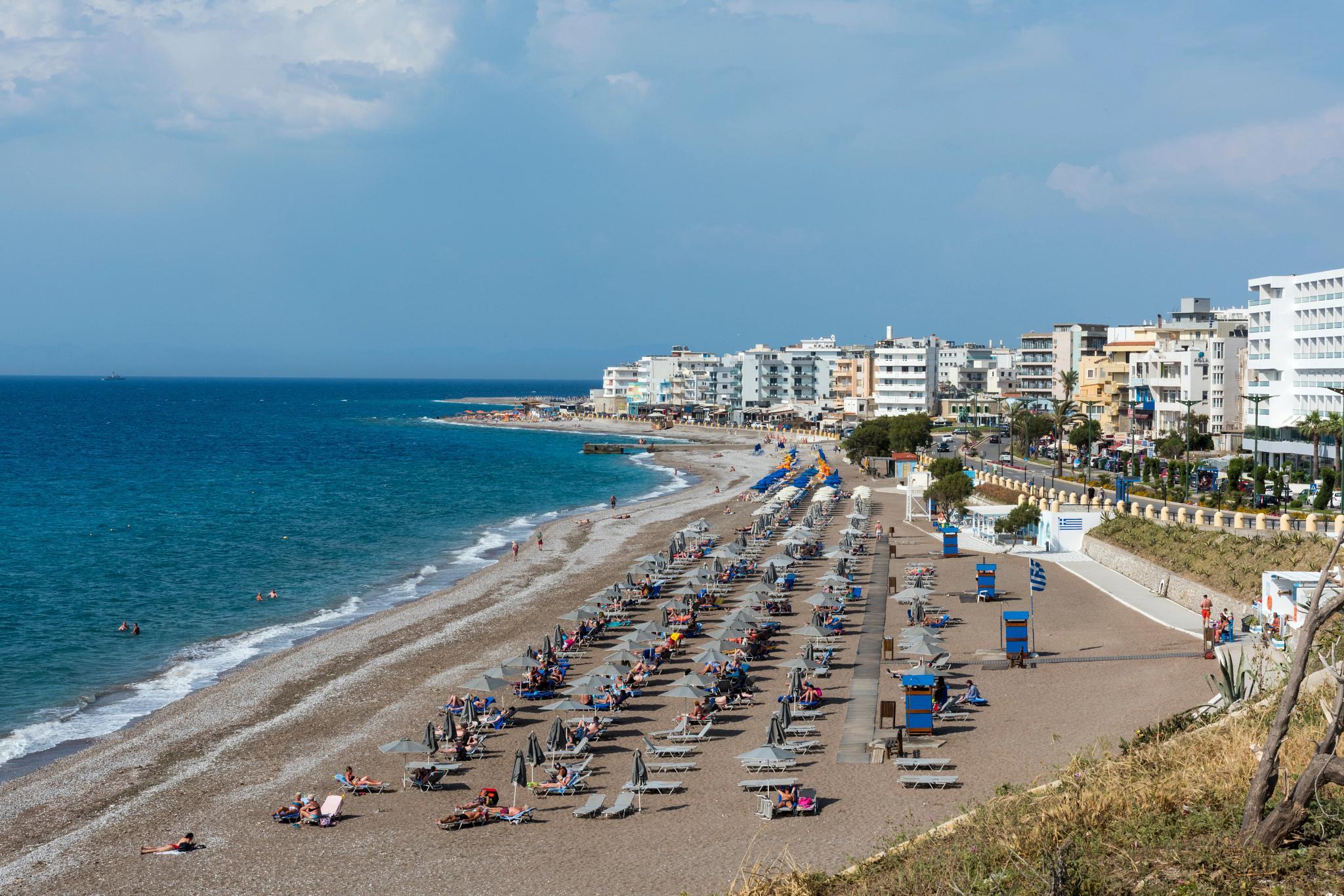 With some exceptions, key Greek tourist destinations including the Island of Rhodes are seeing strong hotel business despite challenges such as labor shortages and a drop in tourism from former Soviet Union countries. (Getty Images)