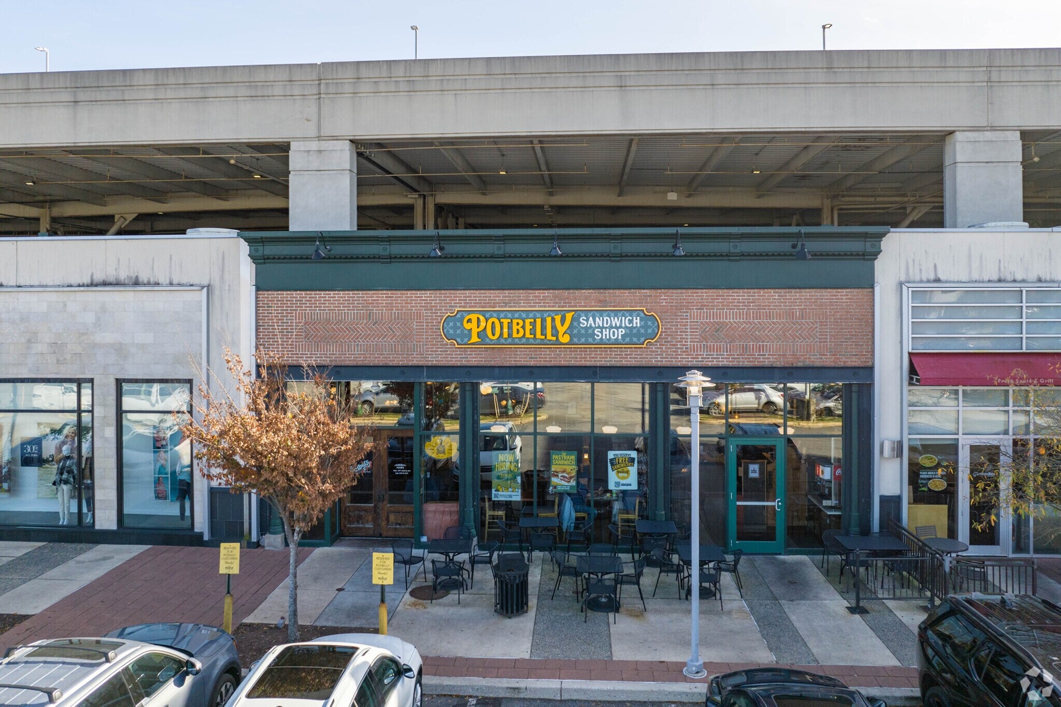 This Potbelly is located at Annapolis Mall in Maryland. (CoStar)