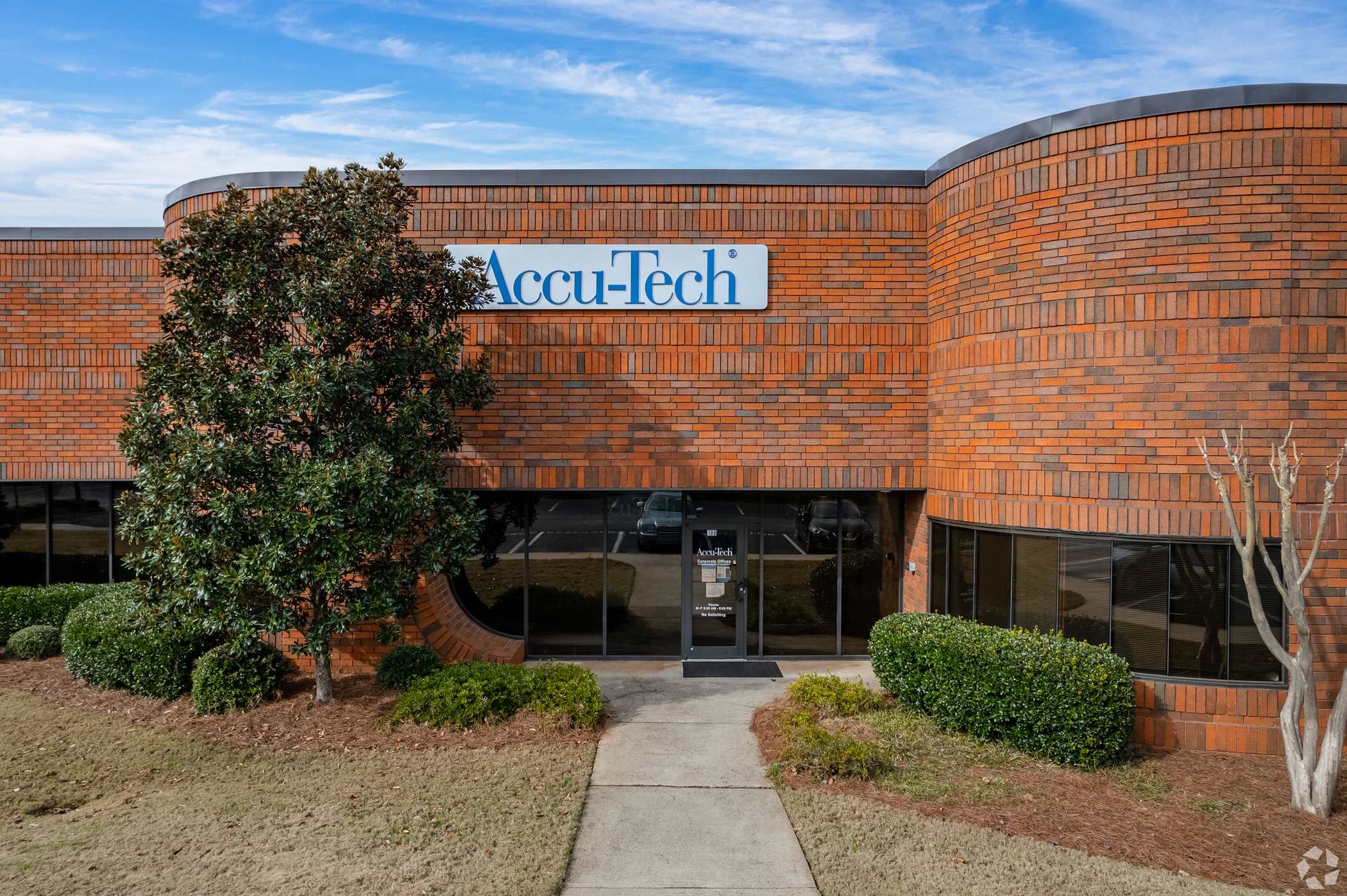 Accu-Tech, a distributor of telecommunications equipment, occupies one of the buildings Blackstone sold to Taurus and Investcorp. (CoStar)