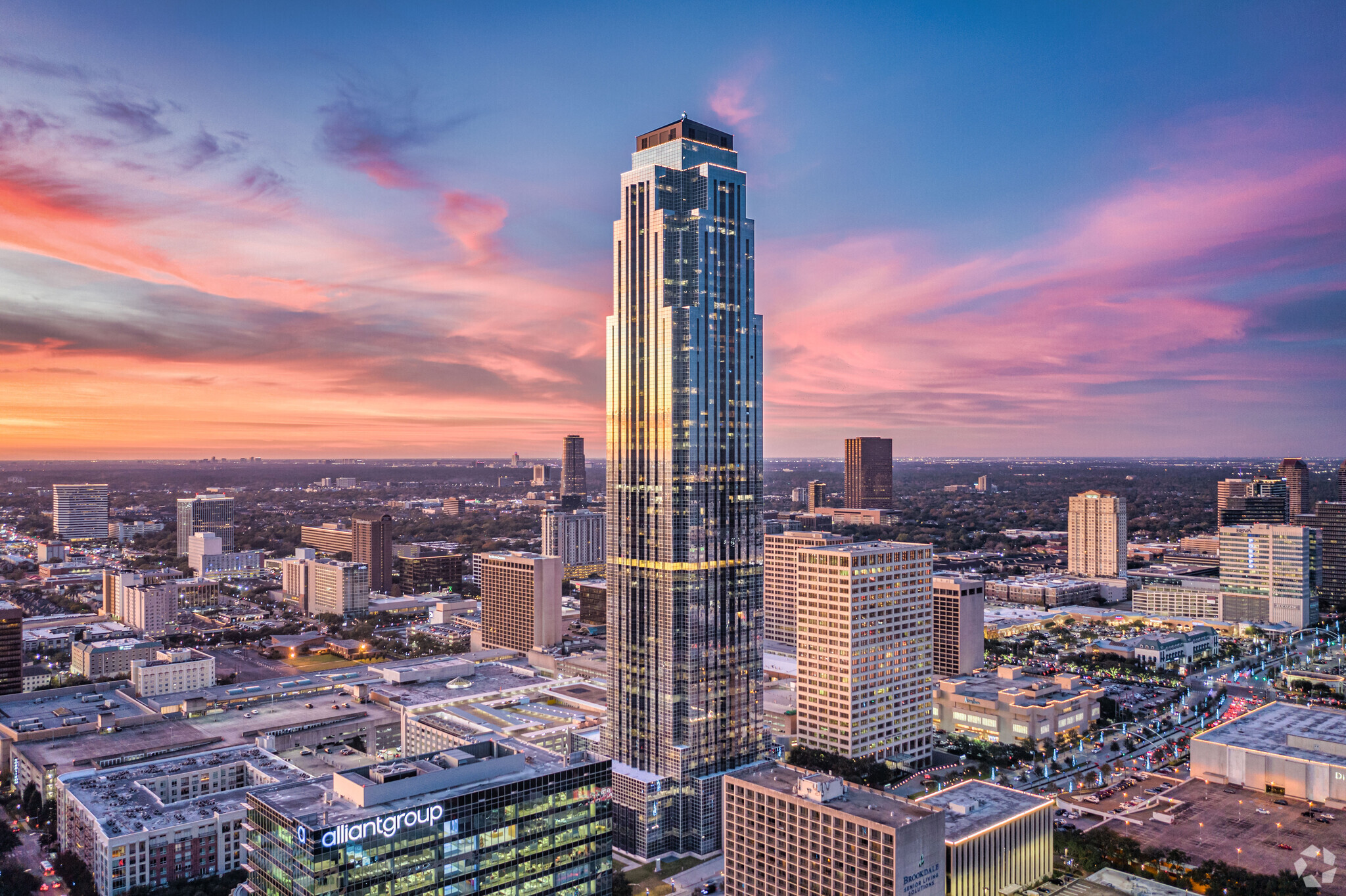Lucian Bukowski, Elliott Hirschfeld and Lang Motes talk about Houston's office market performance this year. (CoStar)