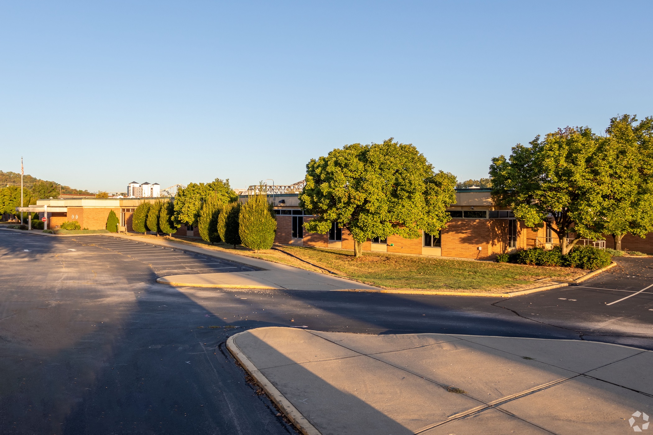 The city of Covington bought and demolished this former IRS building to make way for its proposed mixed-use development. (CoStar)