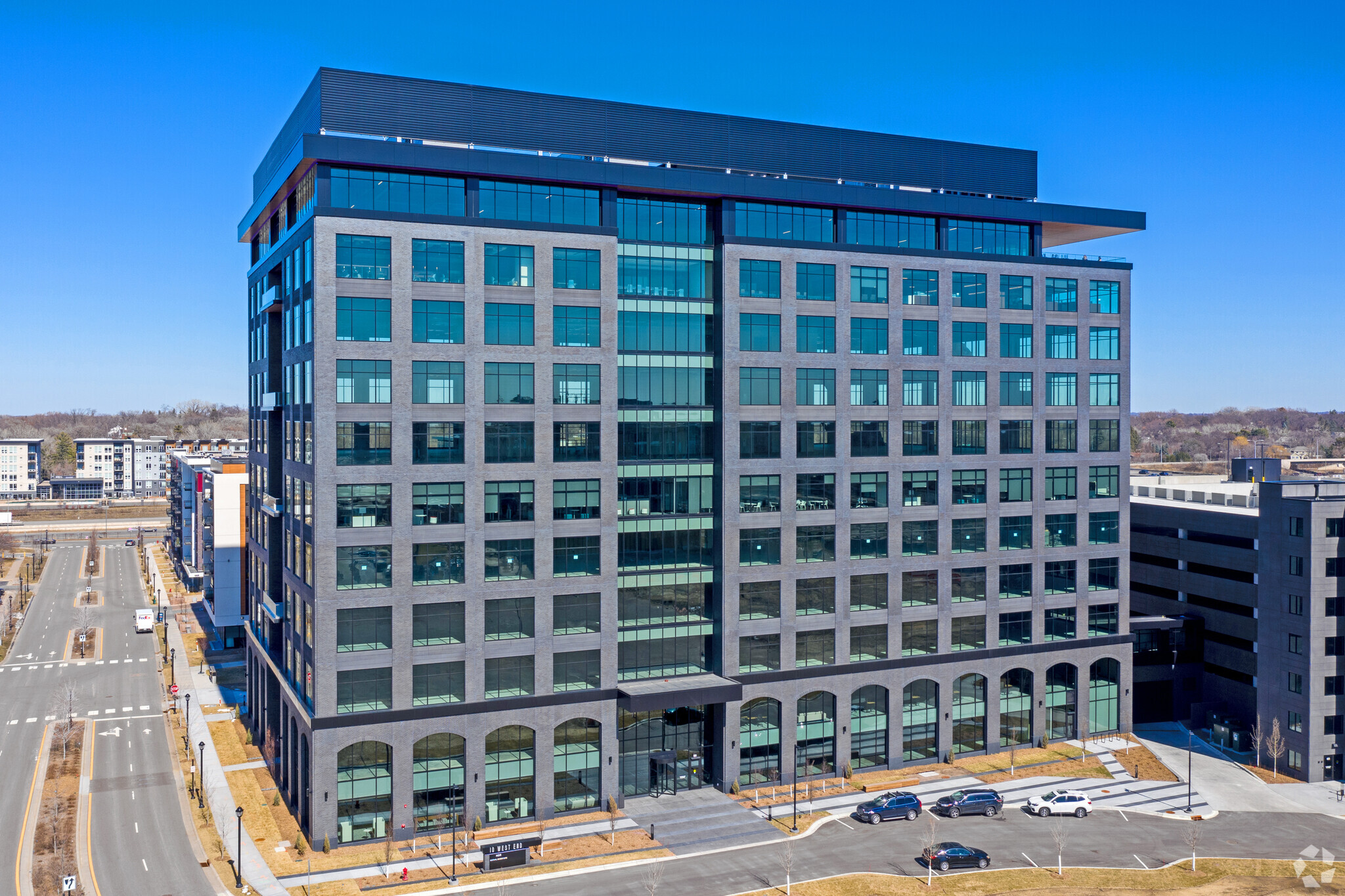 The successful lease-up and sale of a newly built office building called 10 West End has prompted the developers to begin work on a second office tower in the development located in St. Louis Park, which has emerged as a hive of retail, office and apartments. (CoStar)