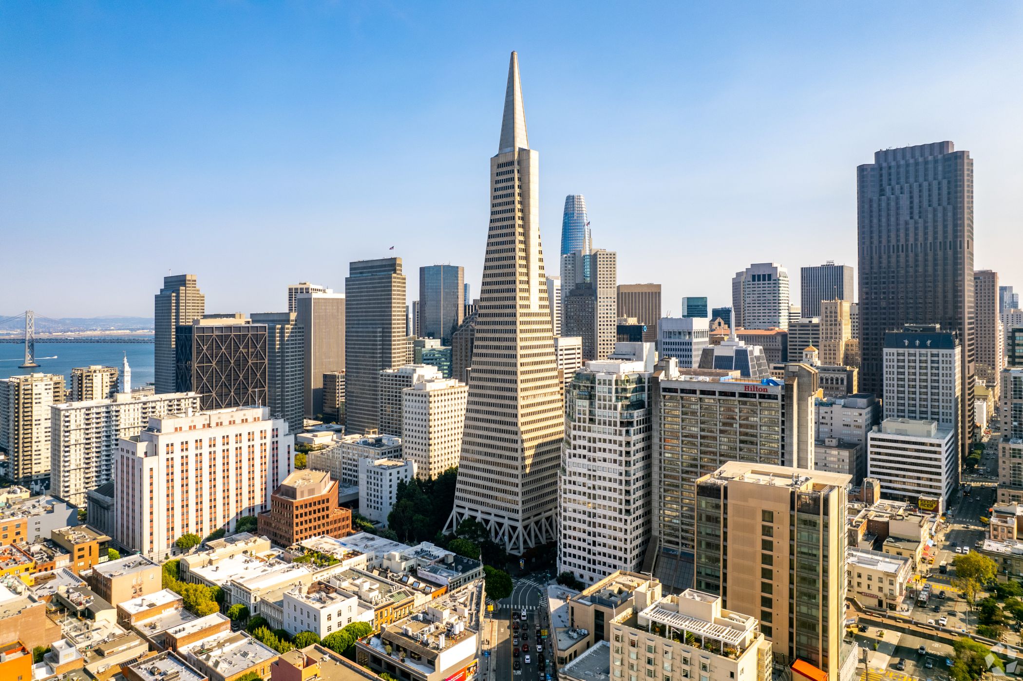 The new owners of San Francisco's iconic Transamerica Pyramid recently completed the property's largest renovation project since it was developed more than 50 years ago. (Anita Shin/CoStar)