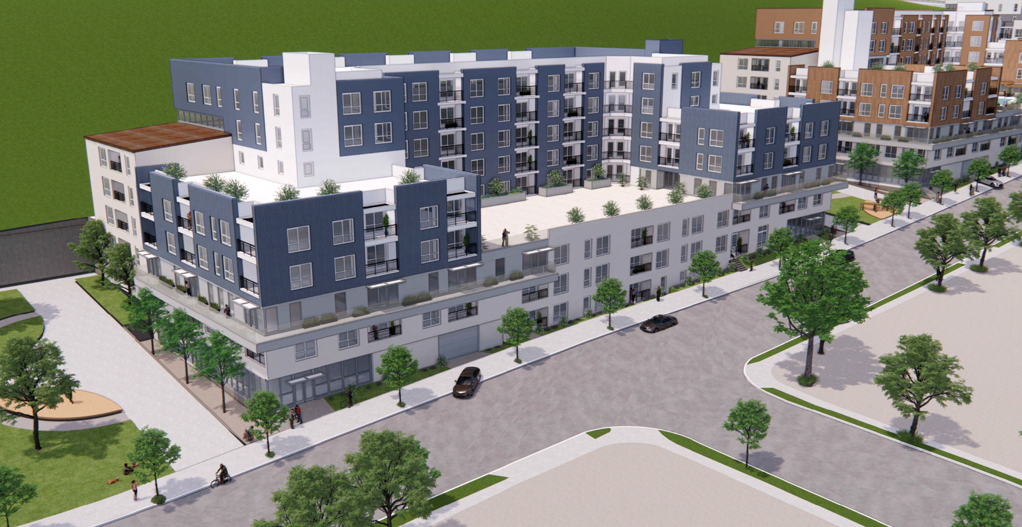 An apartment building has been proposed in Rolling Hills Estates, a rare project in the small, affluent city in Southern California. (City of Rolling Hills Estates)