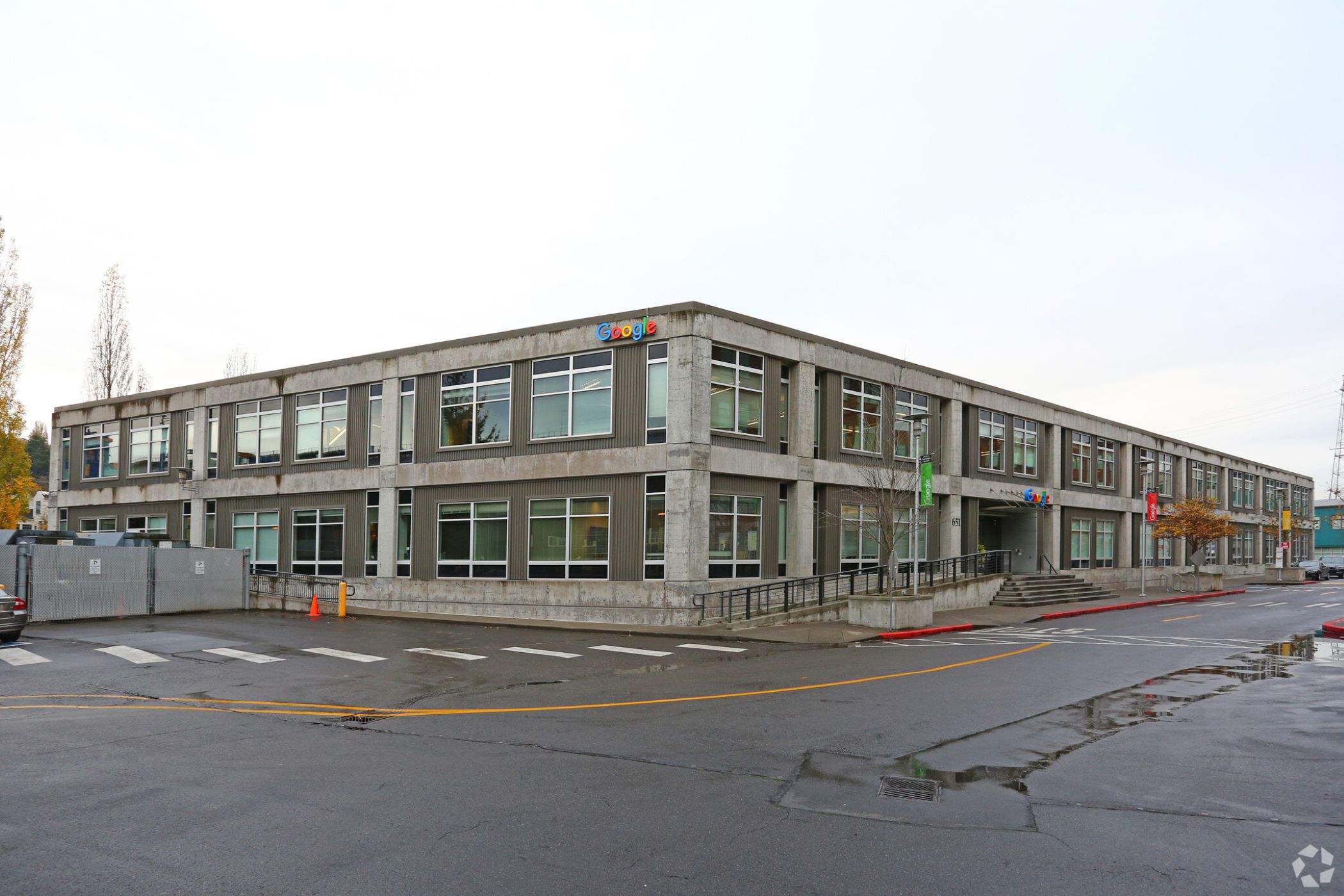 Alphabet subsidiary Google leases space across several buildings for its office campus in Seattle's Fremont neighborhood. (CoStar)