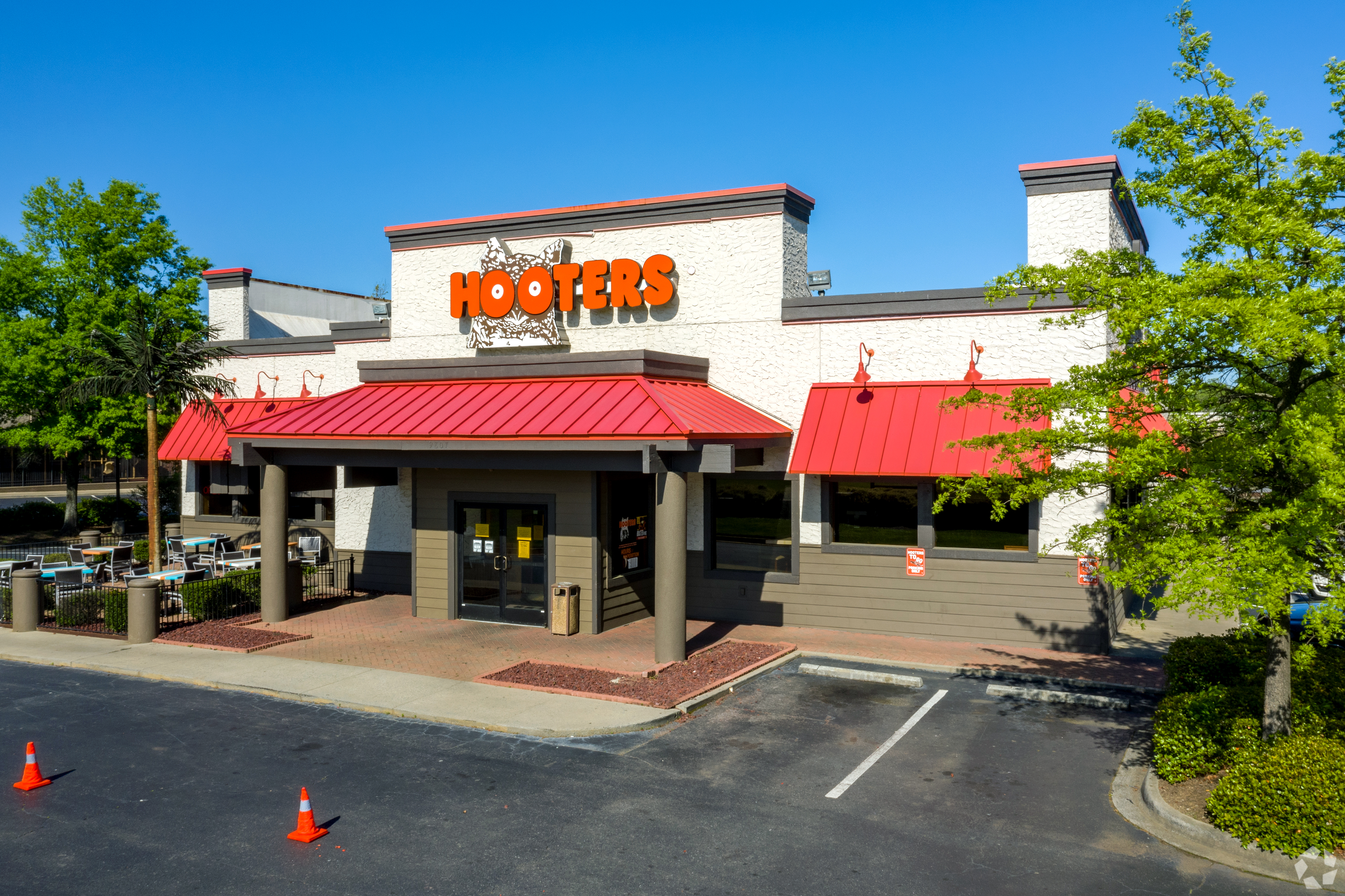 This Hooters restaurant in Charlotte, North Carolina, is 