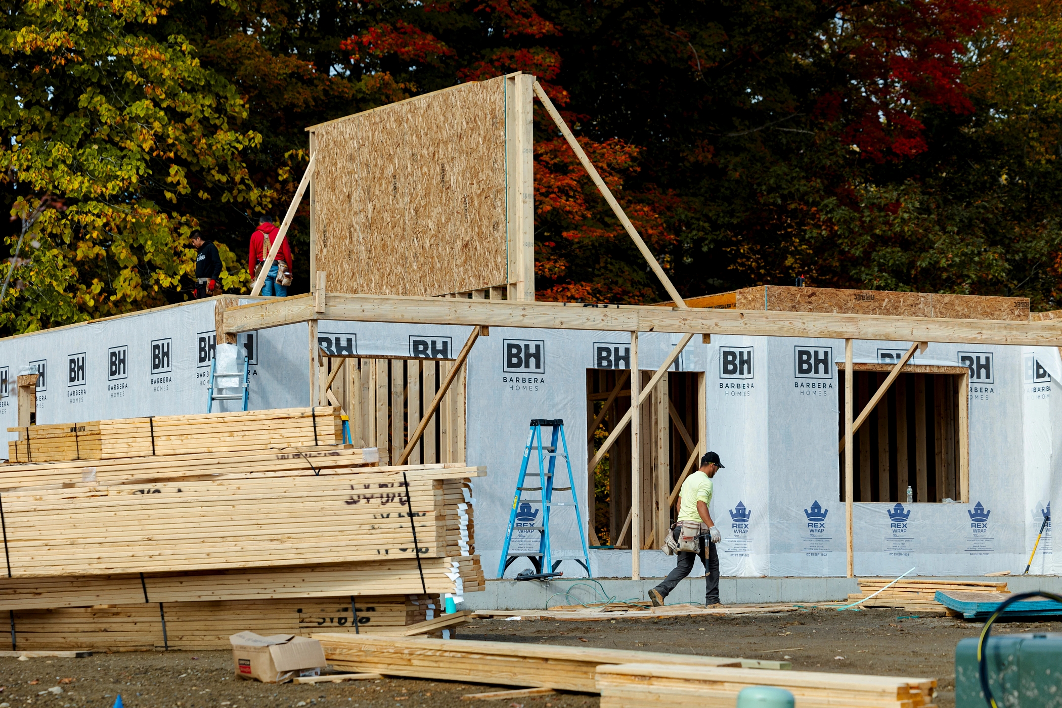 Trade groups said recently enacted and pending trade tariffs could significantly raise U.S. construction material and service costs that have already increased this year in several categories. (Bloomberg via Getty Images)
