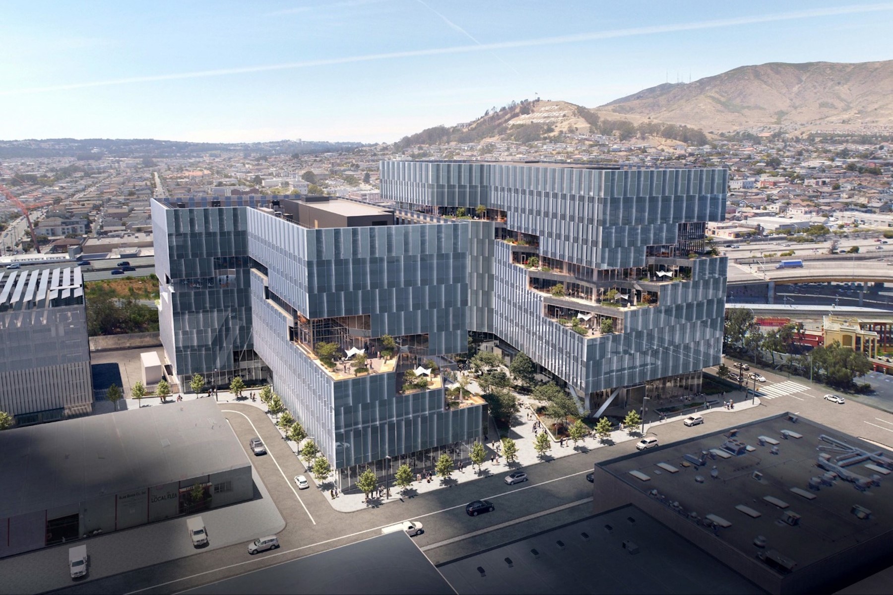 Alexandria Real Estate Equities and Prologis are partnering on a life science campus project in South San Francisco, California. (ZGF)