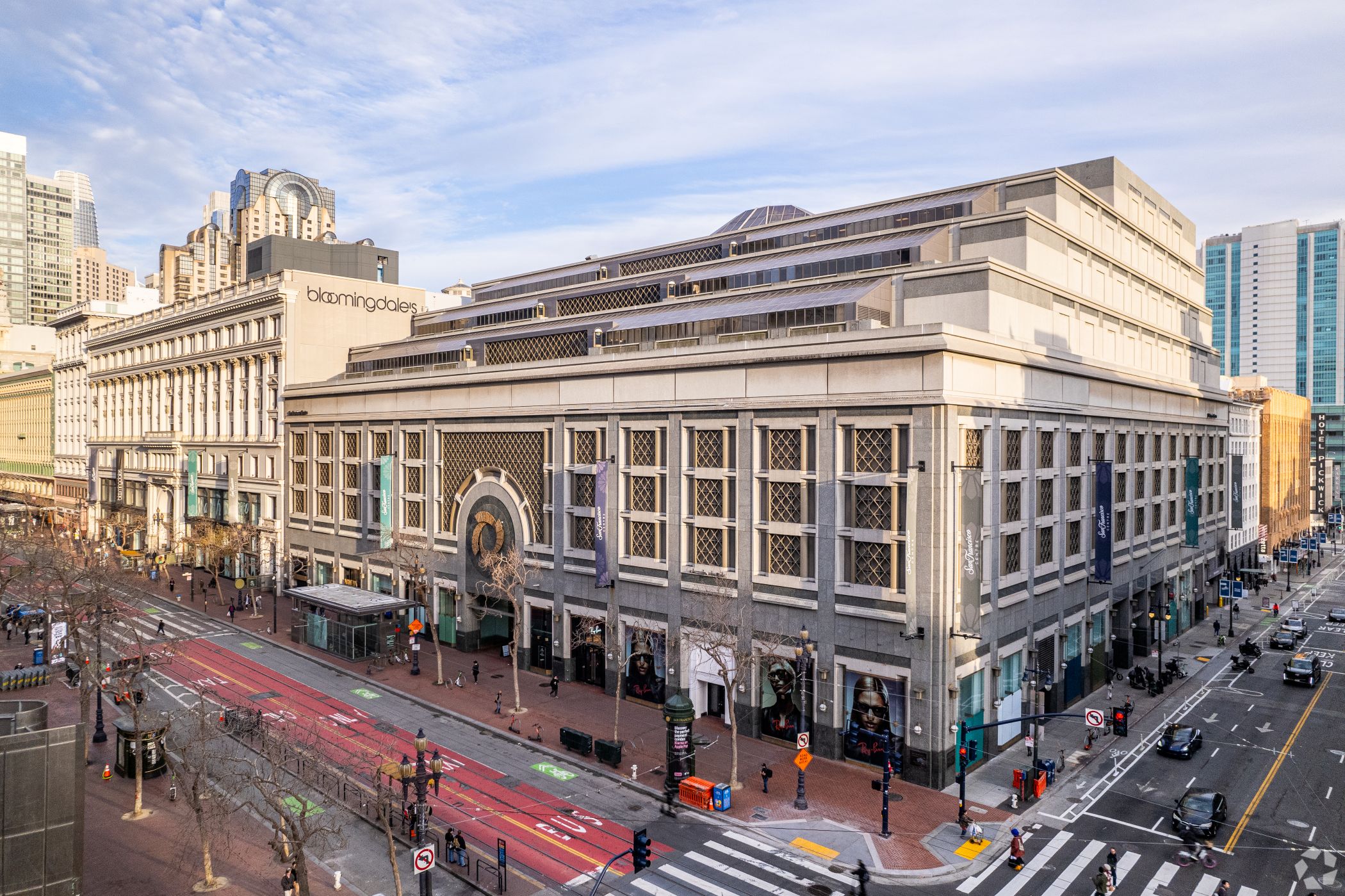 The auction of San Francisco's distressed downtown mall was postponed again to July 25. (CoStar) 