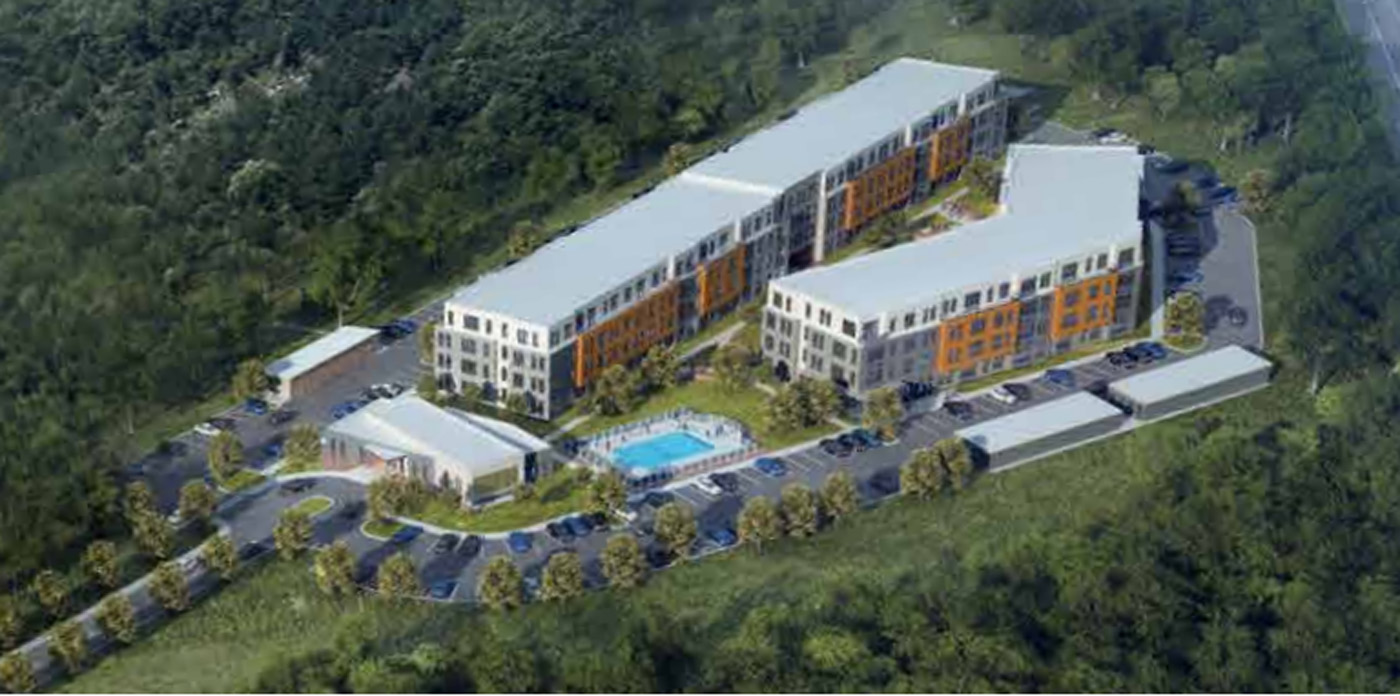 Seacoast Residences, a new 282-unit multifamily development located just off I-95 in Kittery, Maine, is ons of three new multifamily developments for which BOston-based Jones Street Investment Partners secured financing. (CoStar)