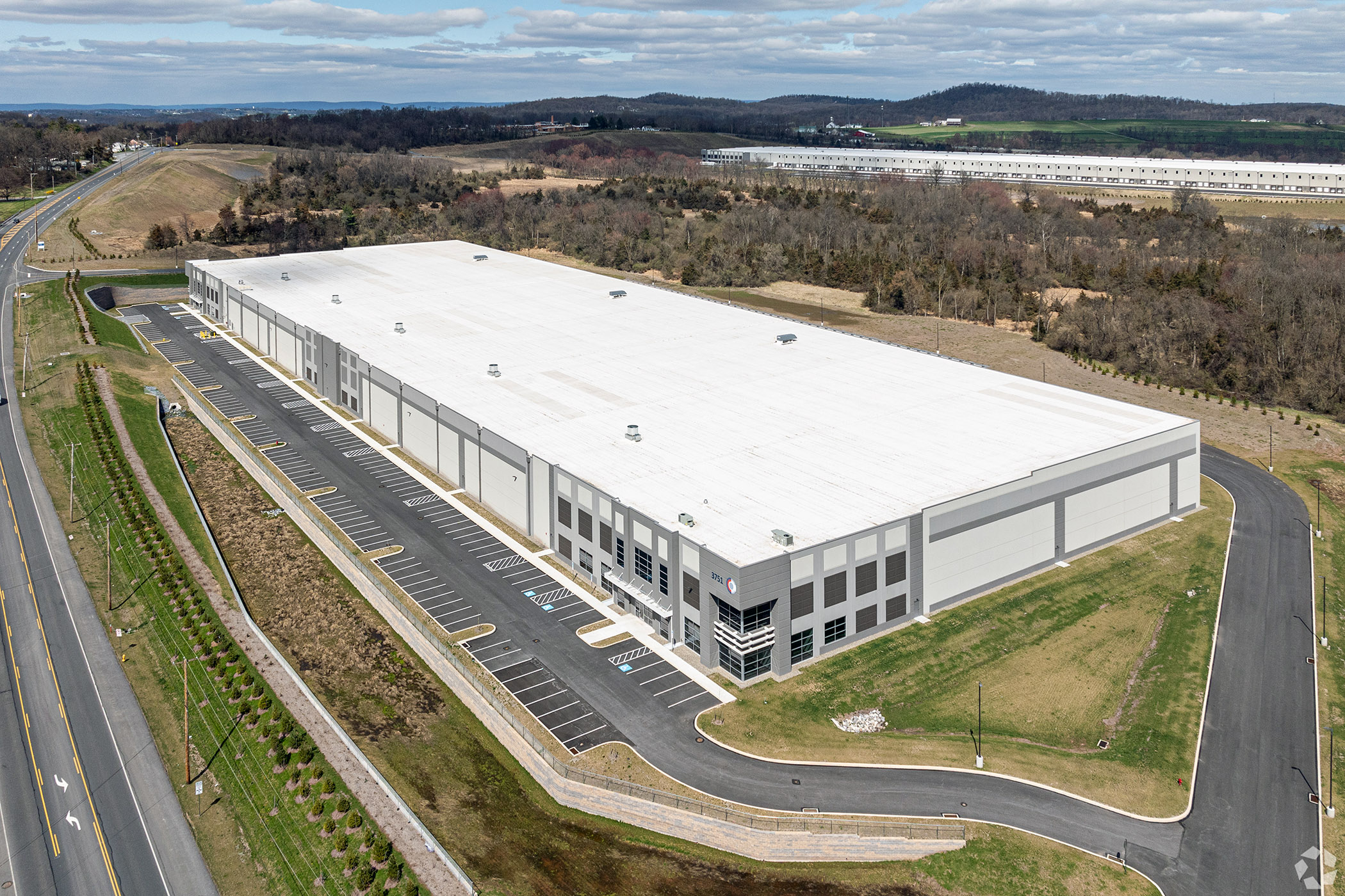 EQT Exeter Real Estate Income Trust acquired Building 1 at Core5 at Middletown in Middletown, Pennsylvania. (Joe Pulcinella/CoStar)