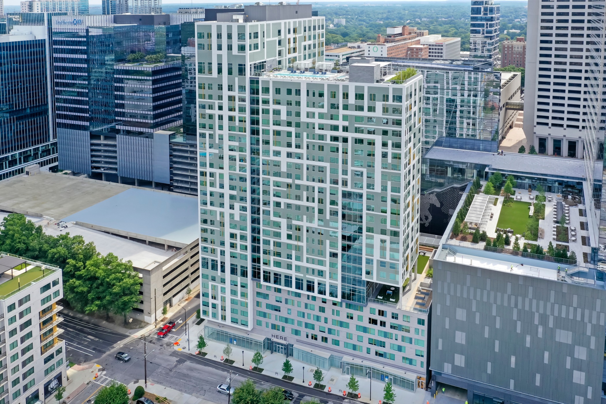 Student Quarters, a specialist in housing for college students, acquired the Here Atlanta property near Georgia Tech last month. (CoStar)