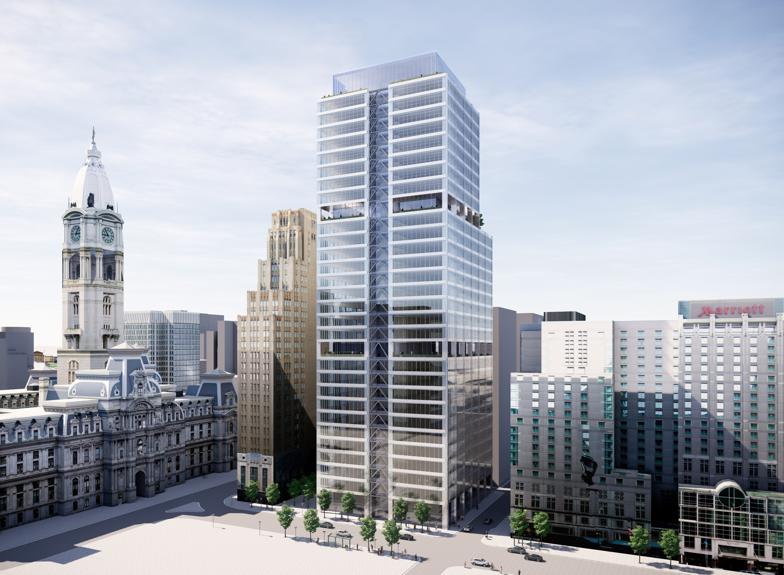 Oliver Tyrone Pulver Corp. Reveals Plans for New Office Tower in Center