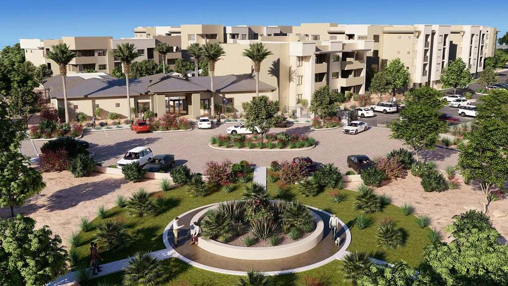 The sale of Broadstone Dobson Ranch in Mesa, Arizona, was among big recent apartment deals completed in the eastern suburbs of Phoenix. (CoStar)