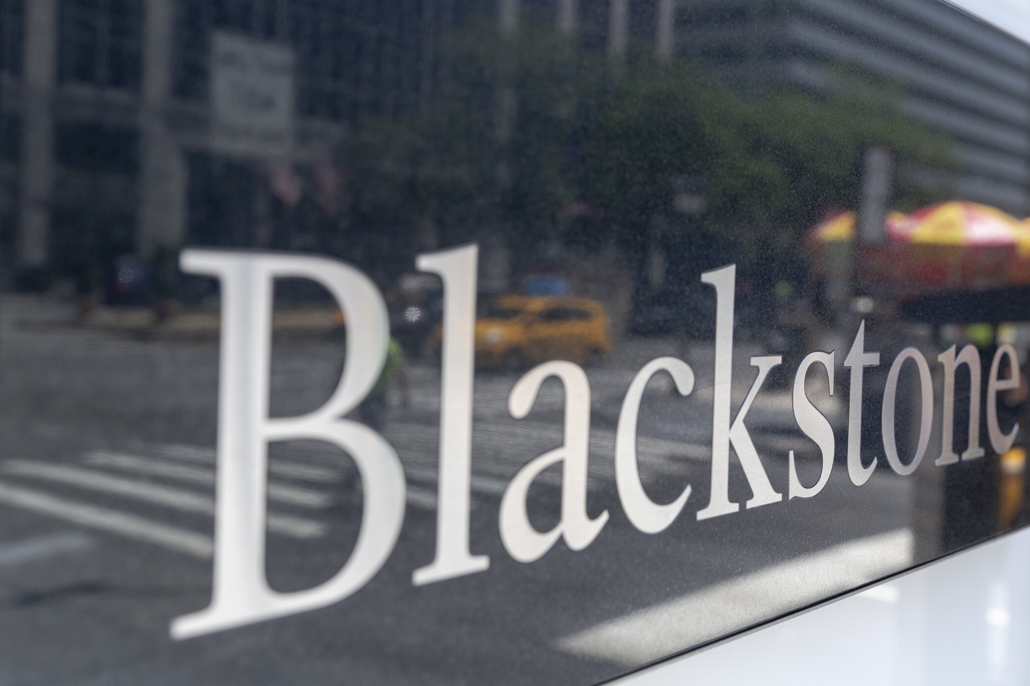 Blackstone REIT's monthly share repurchase requests were down 82% in February from a peak in January 2023. (Getty Images)