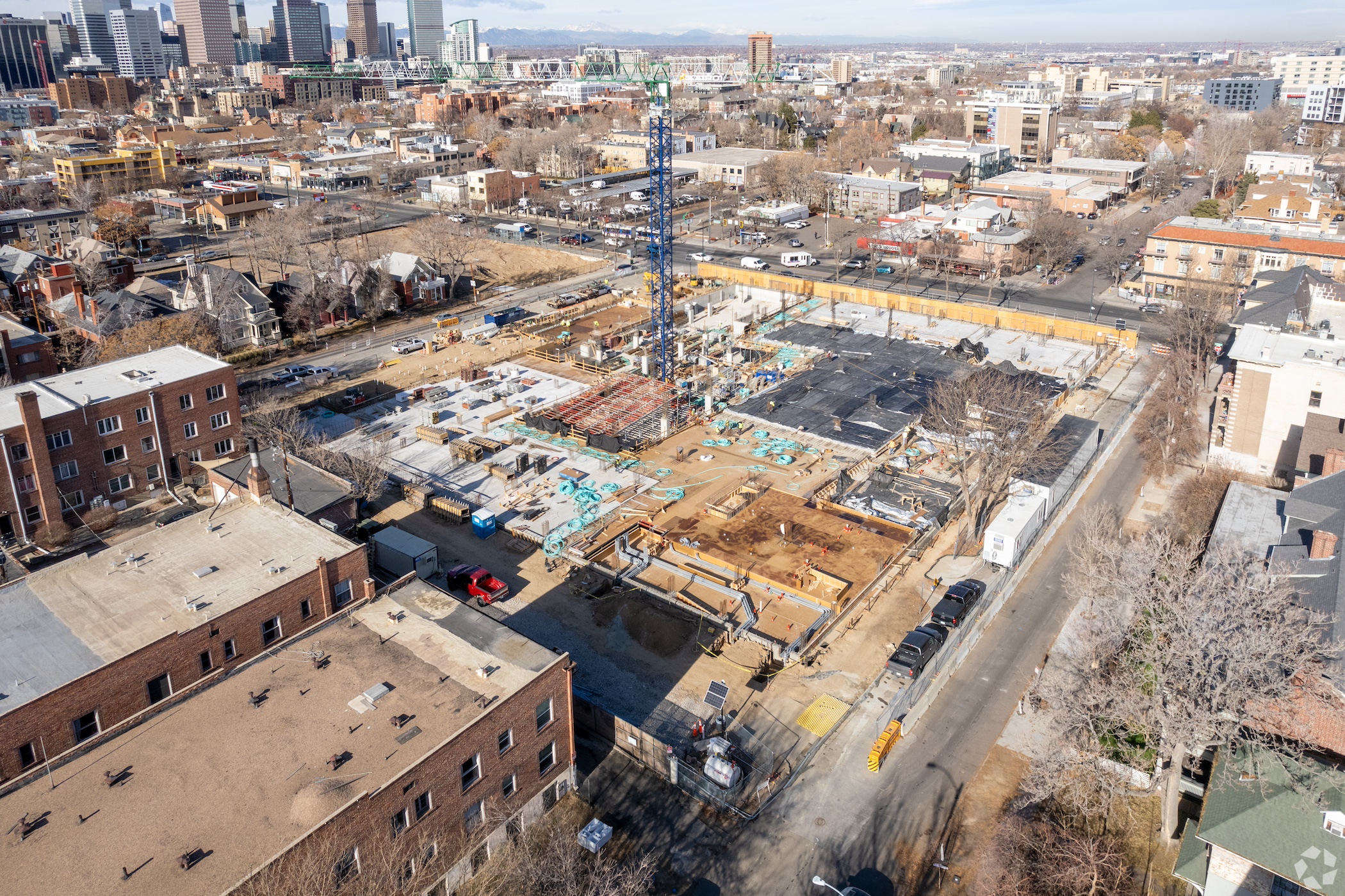 Future construction along Denver's East Colfax Avenue — projects following multifamily developments like this one at 1150 E. Colfax Ave. — will be subject to new design guidelines. (CoStar) 