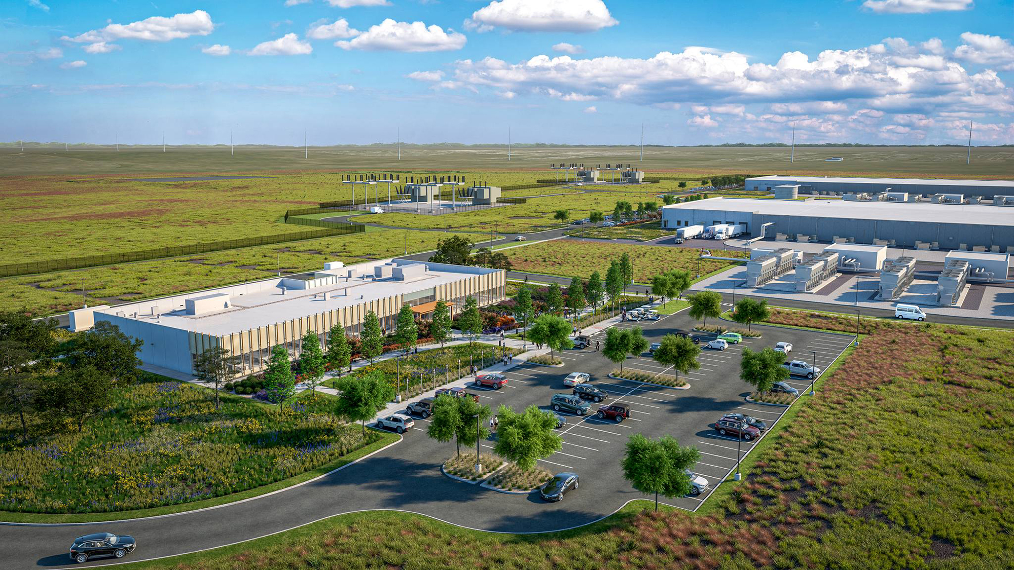 Fortis Construction was hired as the general contractor for Meta's planned $800 million data center in Cheyenne, Wyoming, pictured. (Fortis Construction)