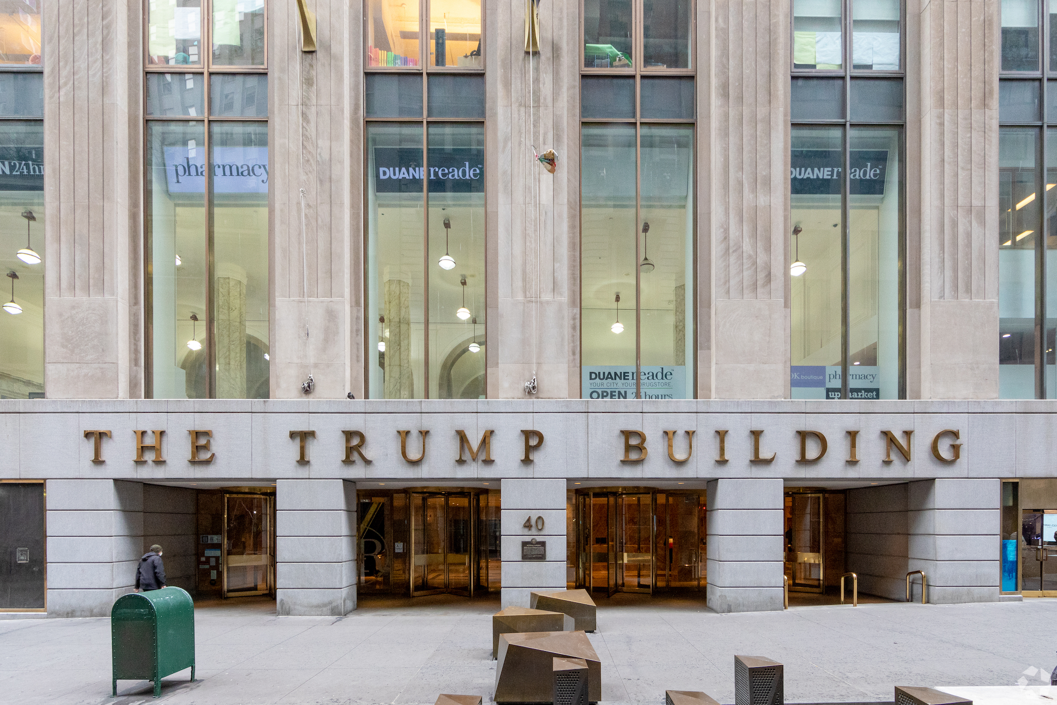 The Trump Building at 40 Wall St. is one property owned by the Trump Organization that a New York attorney general lawsuit argues was intentionally overvalued in a fraud scheme. (CoStar)