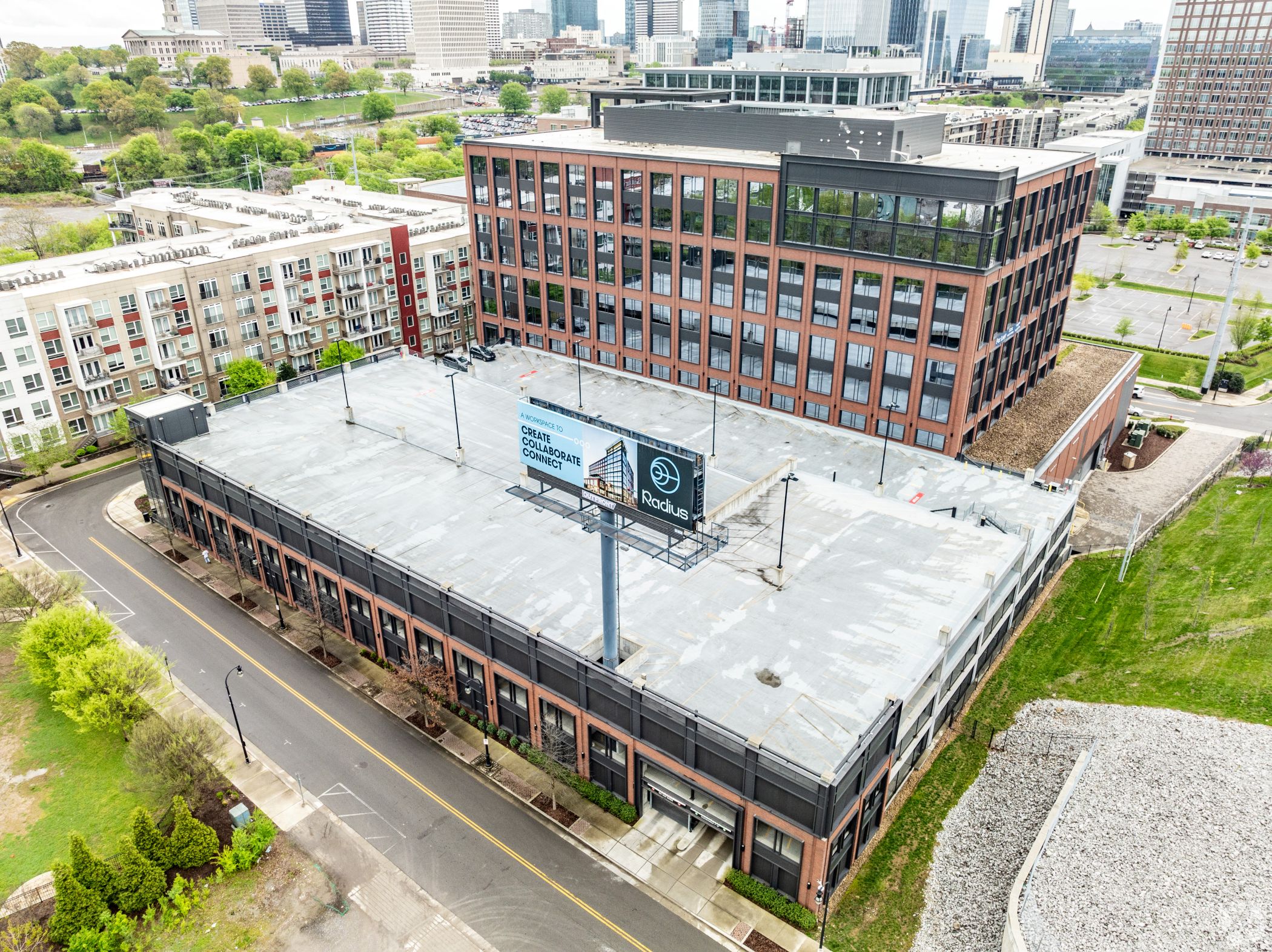 Software giant Oracle now occupies nearly 140,000 square feet in Nashville, Tennessee's Radius office building. (CoStar)