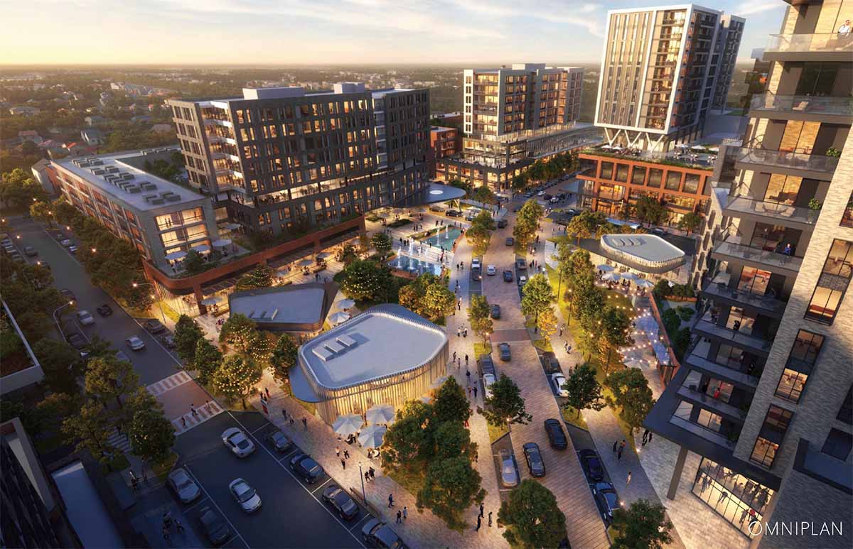 The city of Bryan, Texas, and Bryan Commerce and Development Inc. are planning a massive mixed-use development in the city's urban core. (City of Bryan)
