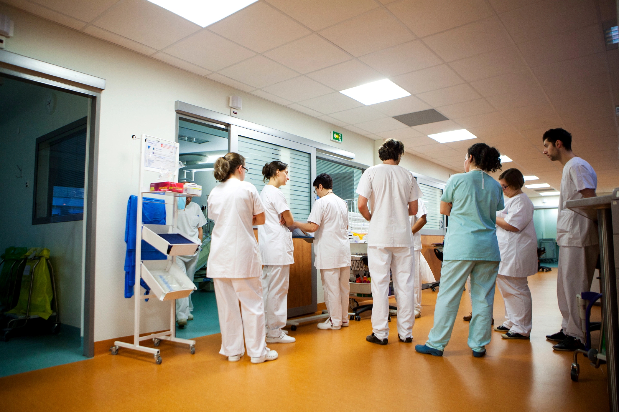 Healthcare led growth as the U.S. added 227,000 jobs in November, the Labor Department reported. (Getty Images)