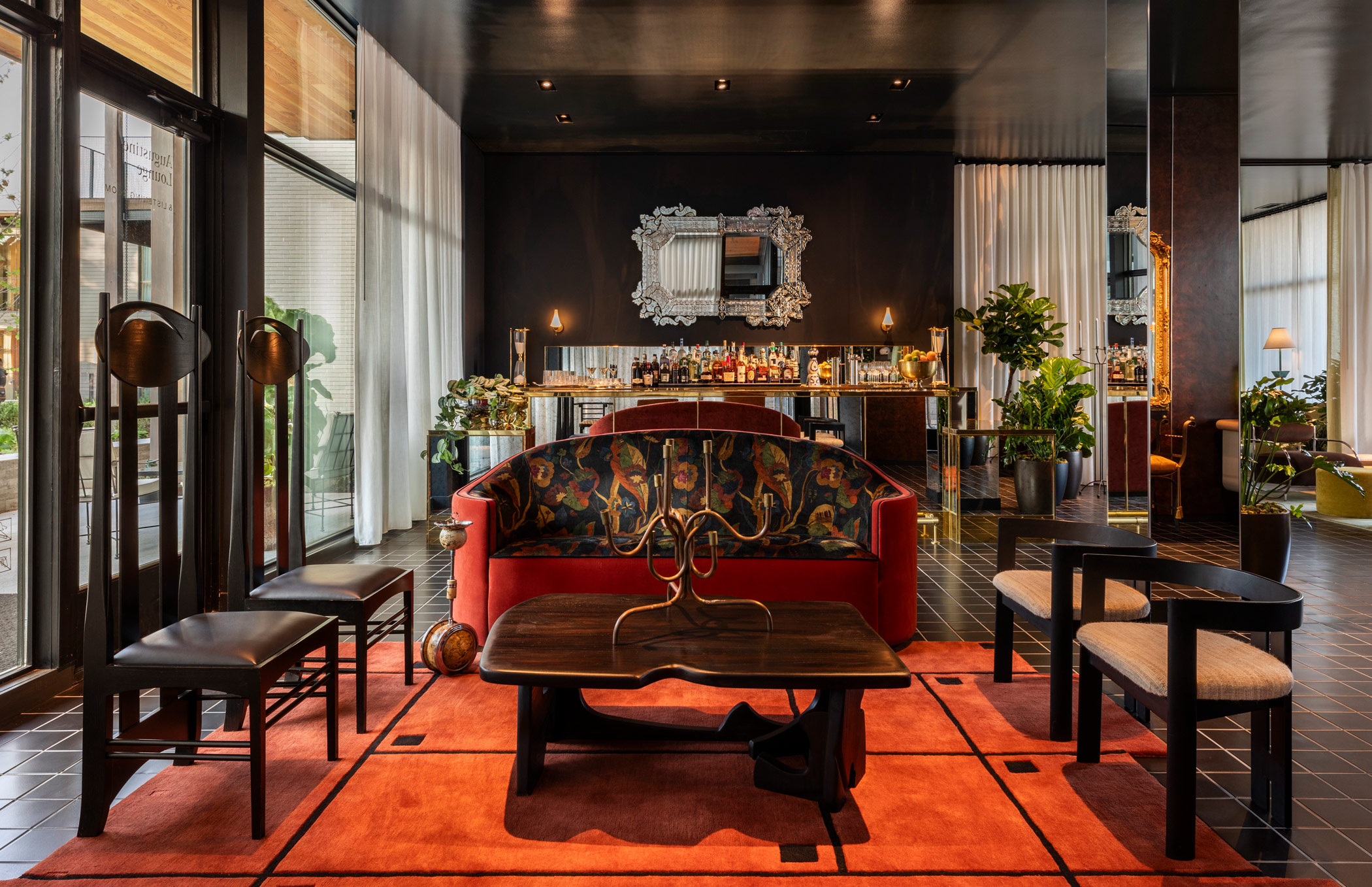 Hotel Saint Augustine was designed by New York-based design studio Post Company and Texas architects Lake Flato and inspired by an iconic Houston museum. (Julie Soefer/Bunkhouse)