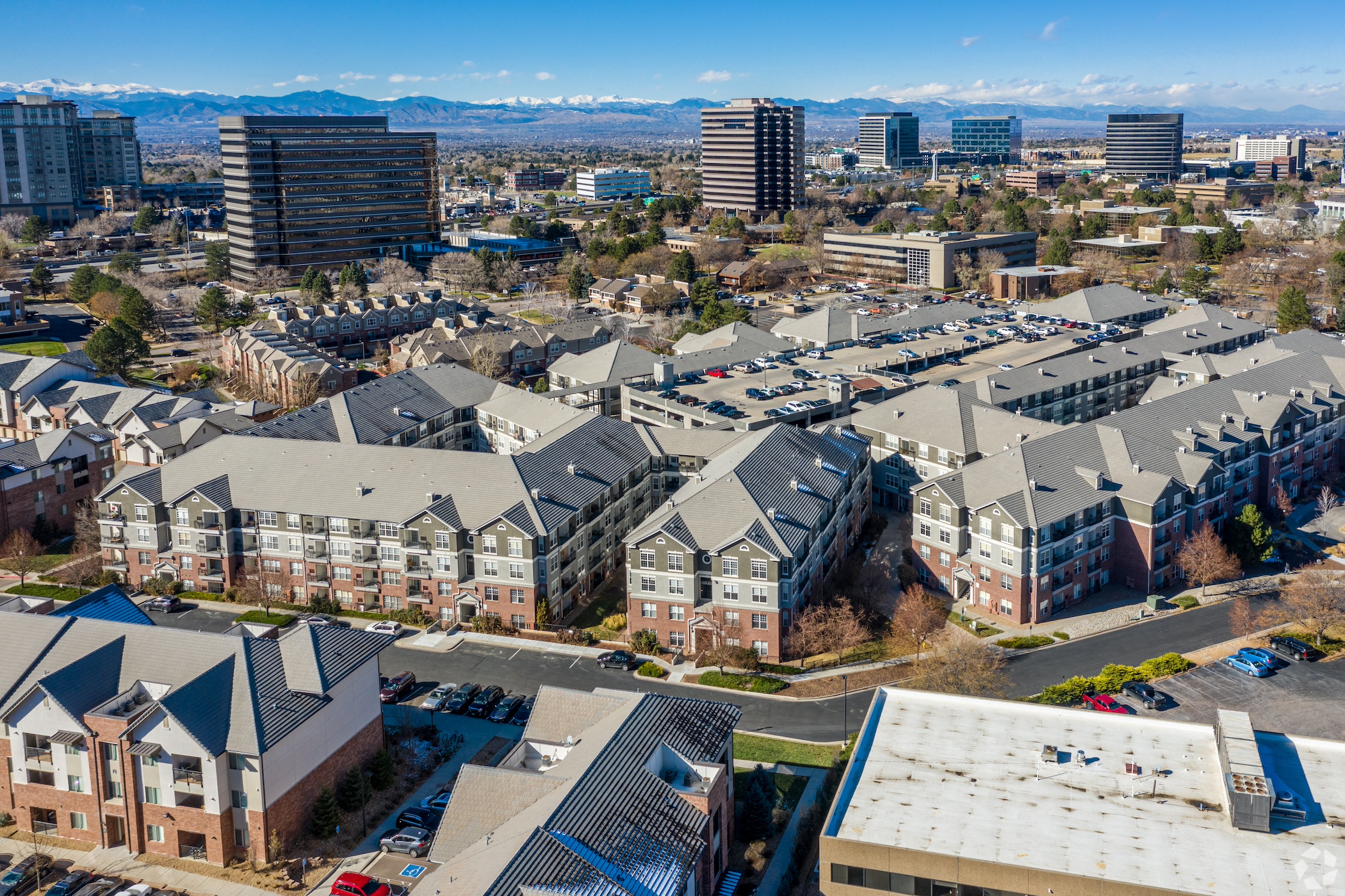 Rents in and around the Denver suburb of Greenwood Village, Colorado, are among some of the state's highest. (CoStar) 