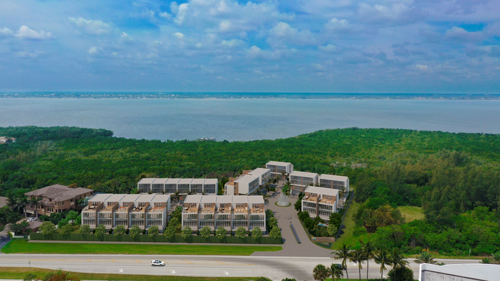 A new waterfront development on an exclusive island in Florida is underway. (Douglas Elliman Real Estate)