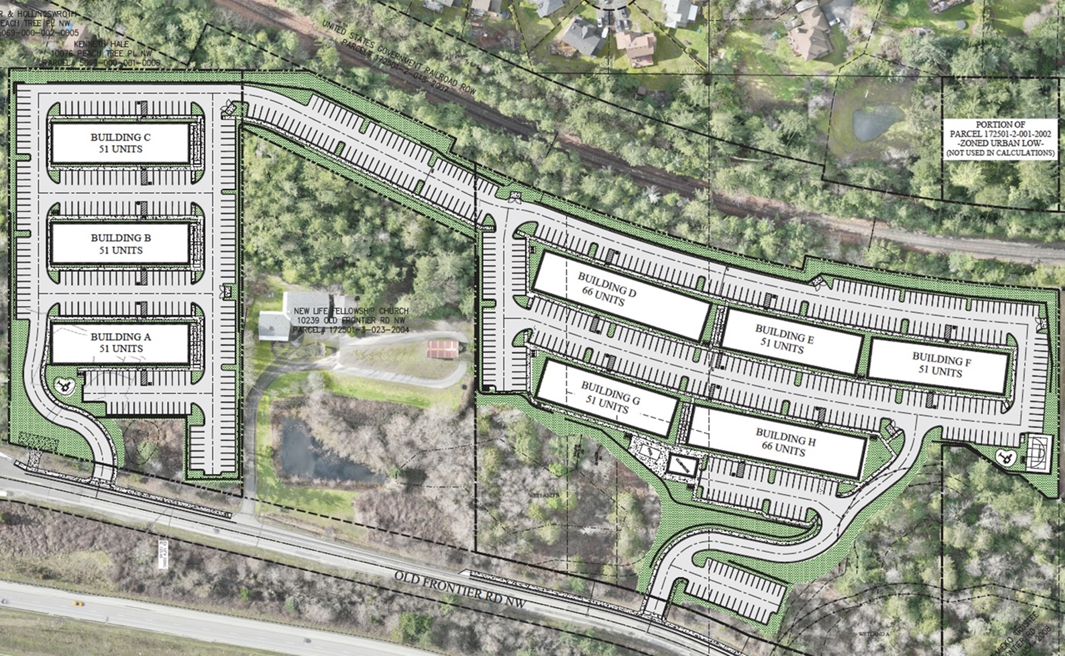 A Seattle real estate developer bought just over 14 acres for a planned apartment project in Silverdale, Washington. (Bode)
