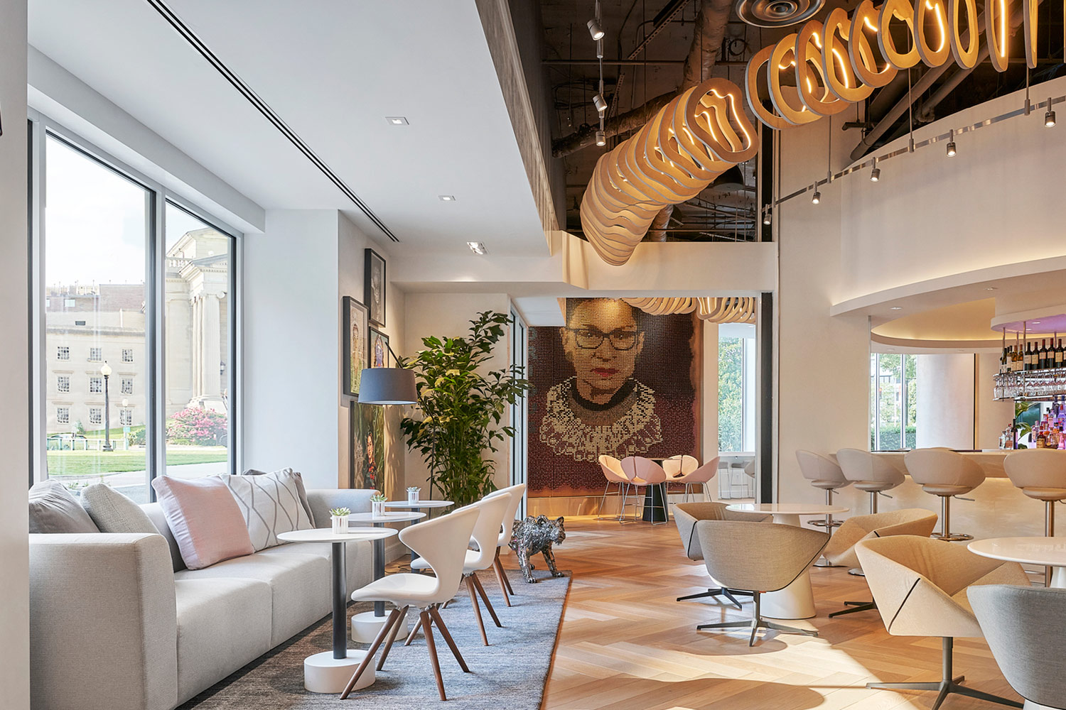 The Hotel Zena in Washington, D.C., participates in sustainability efforts. (Curator Hotel & Resort Collection)