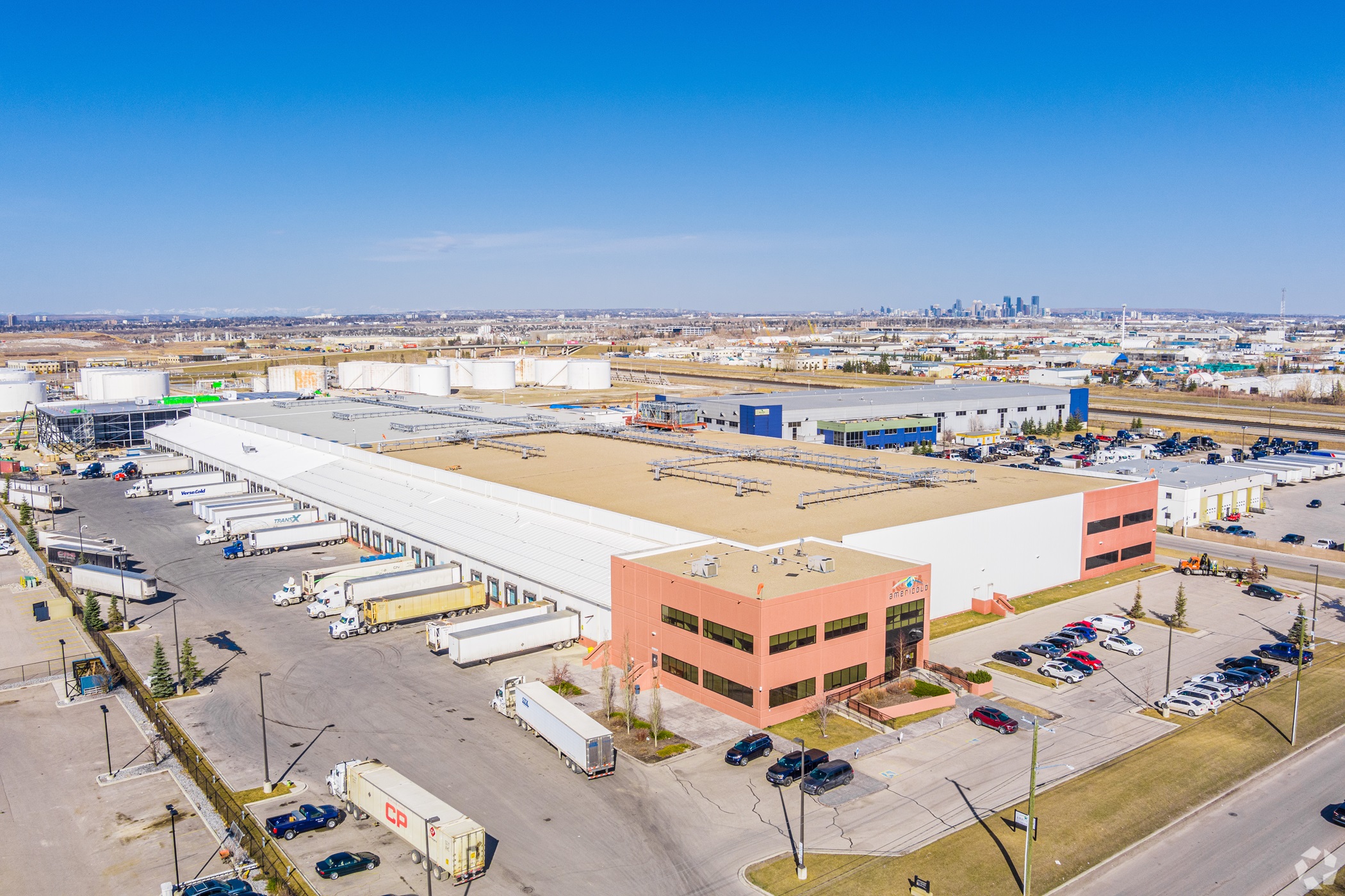 Americold Realty Trust wants to develop a cold-storage facility in New Brunswick, joining this facility in Calgary among the company's property portfolio in Canada. (CoStar)