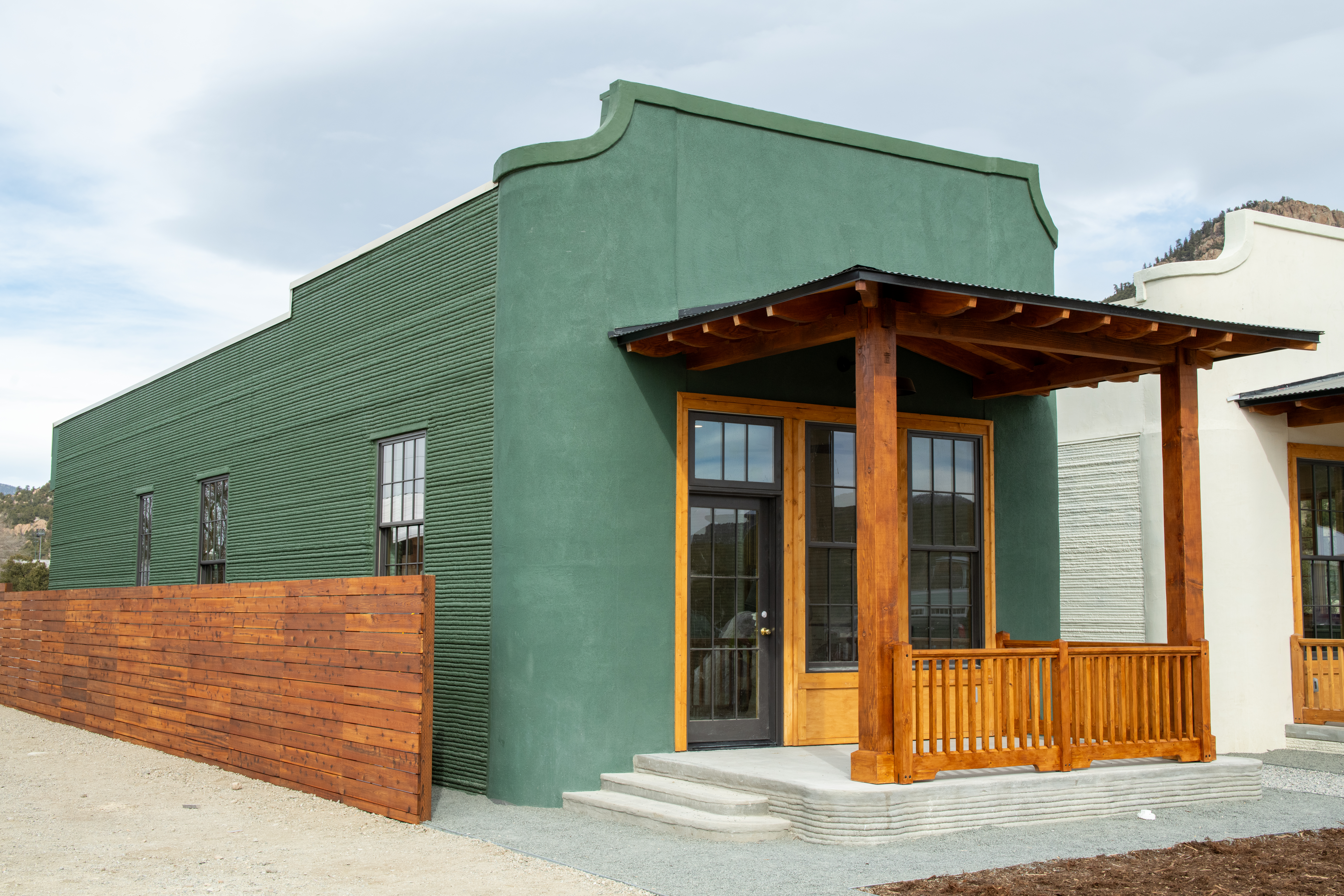Colorado couple trades traditional for unique with 3D-printed mountain home in Buena Vista