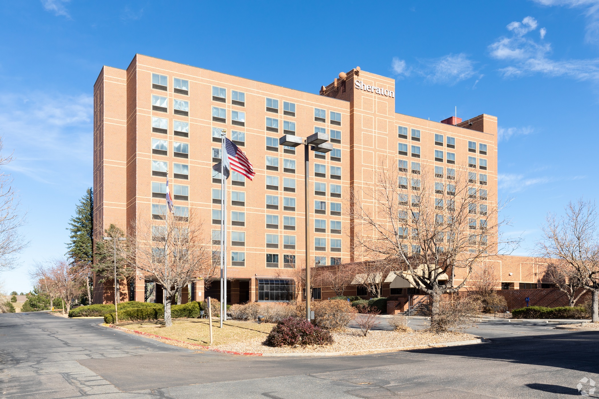 The Sheraton Denver Tech Center Hotel was built in 1984 in Englewood, Colorado. (CoStar)